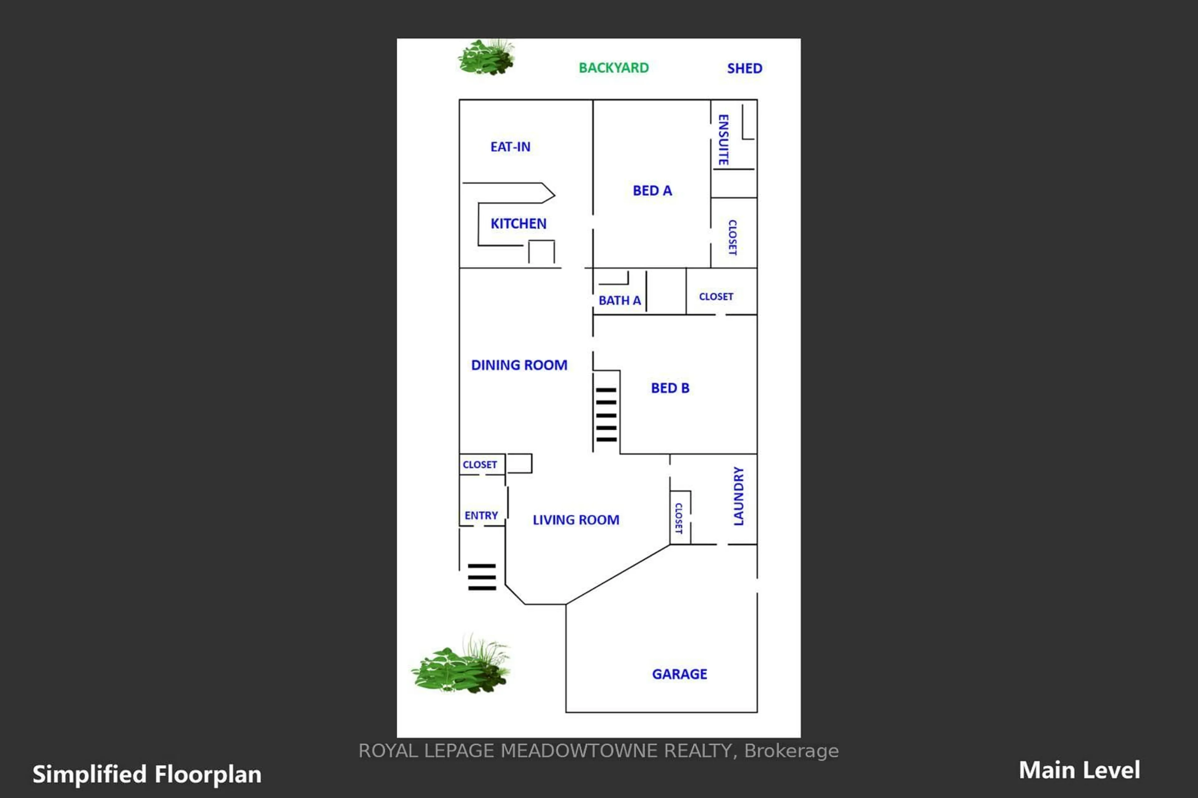 Floor plan for 16 Harrop Ave, Halton Hills Ontario L7G 5R2