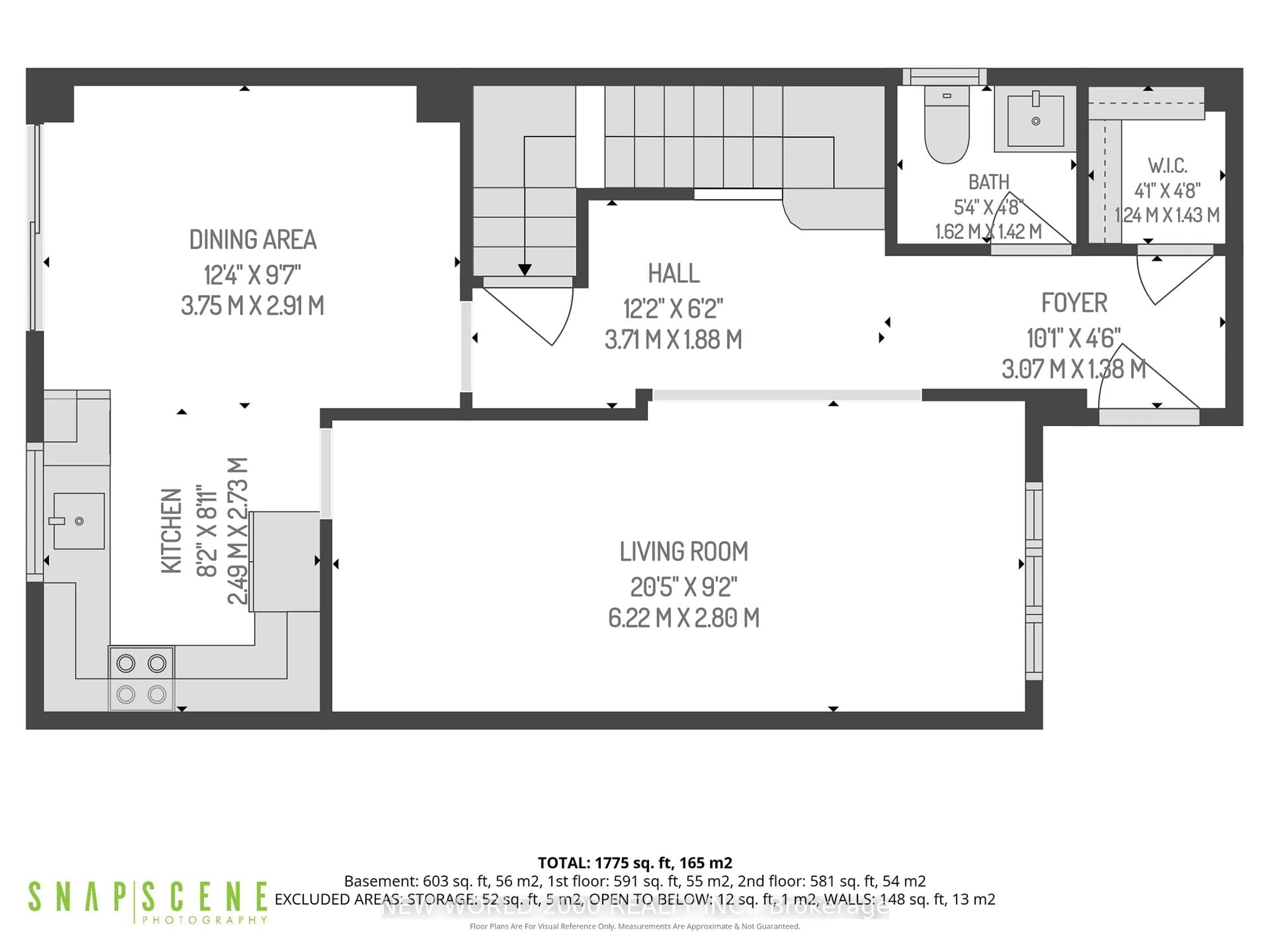 Floor plan for 644 Amelia Cres, Burlington Ontario L7L 6E5