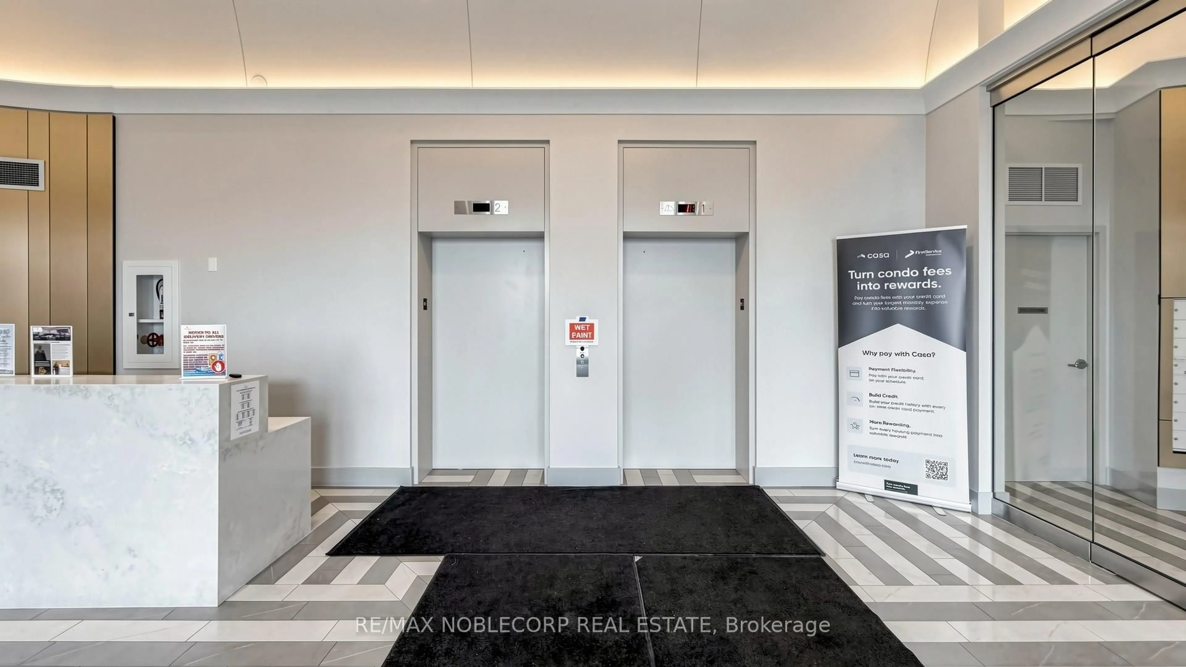 Indoor foyer for 10 Gibbs Rd #616, Toronto Ontario M9B 0E2