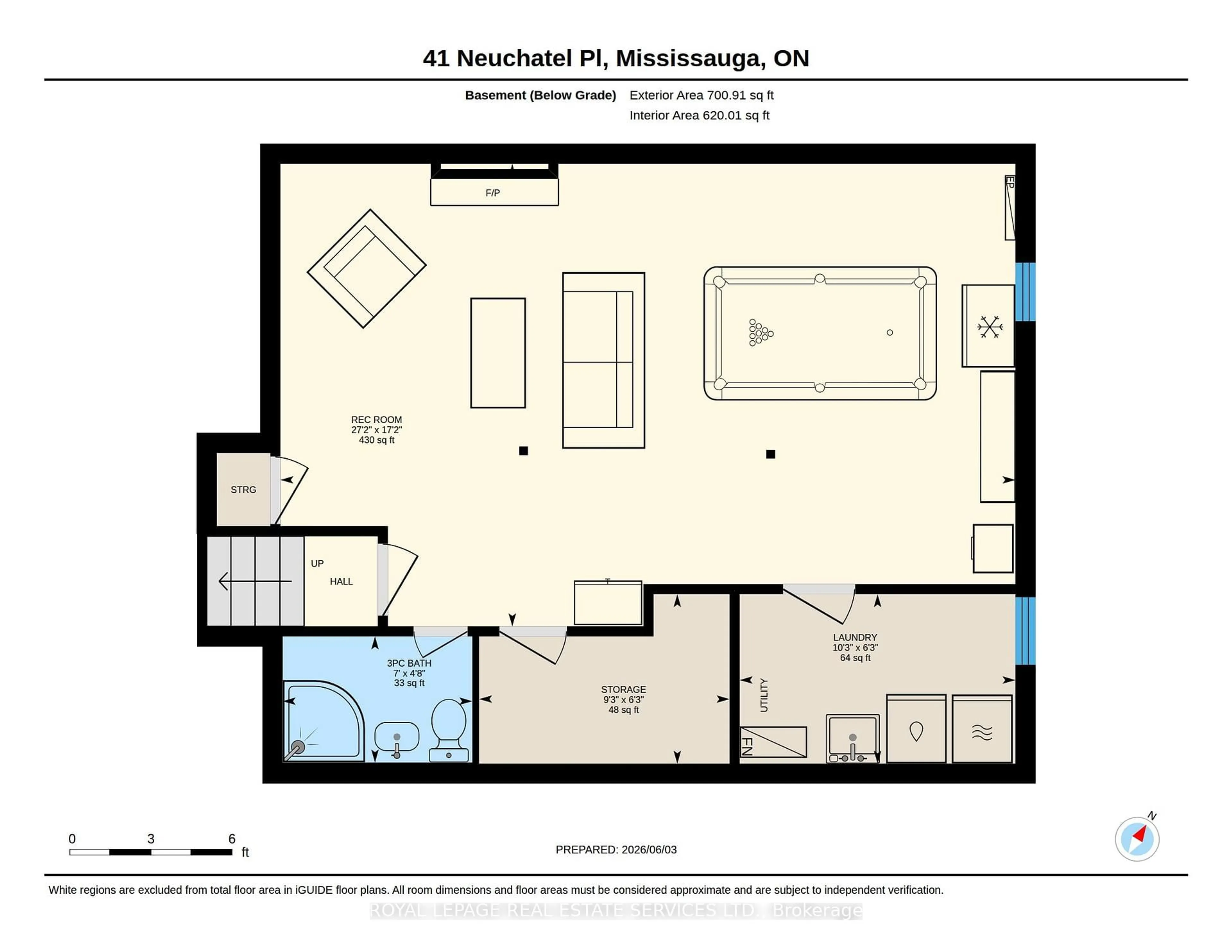 Floor plan for 41 Neuchatel Pl #41, Mississauga Ontario L5N 6A7