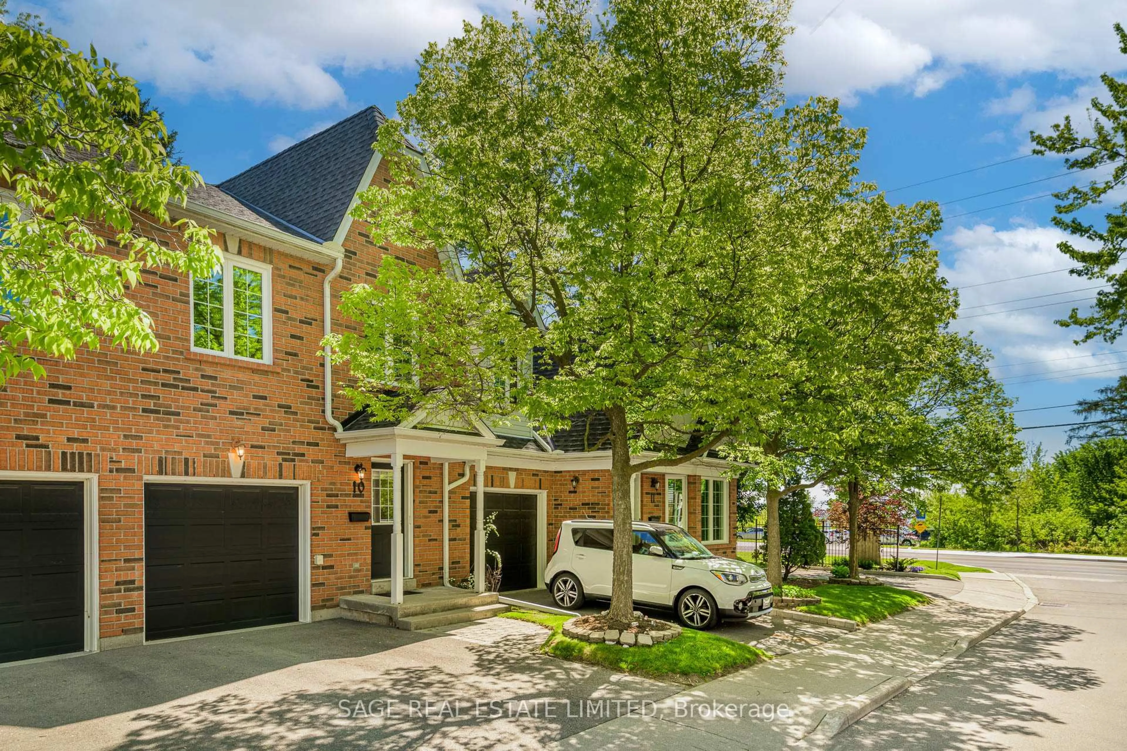 Home with brick exterior material, street for 5427 Lakeshore Rd #10, Burlington Ontario L7L 1E1