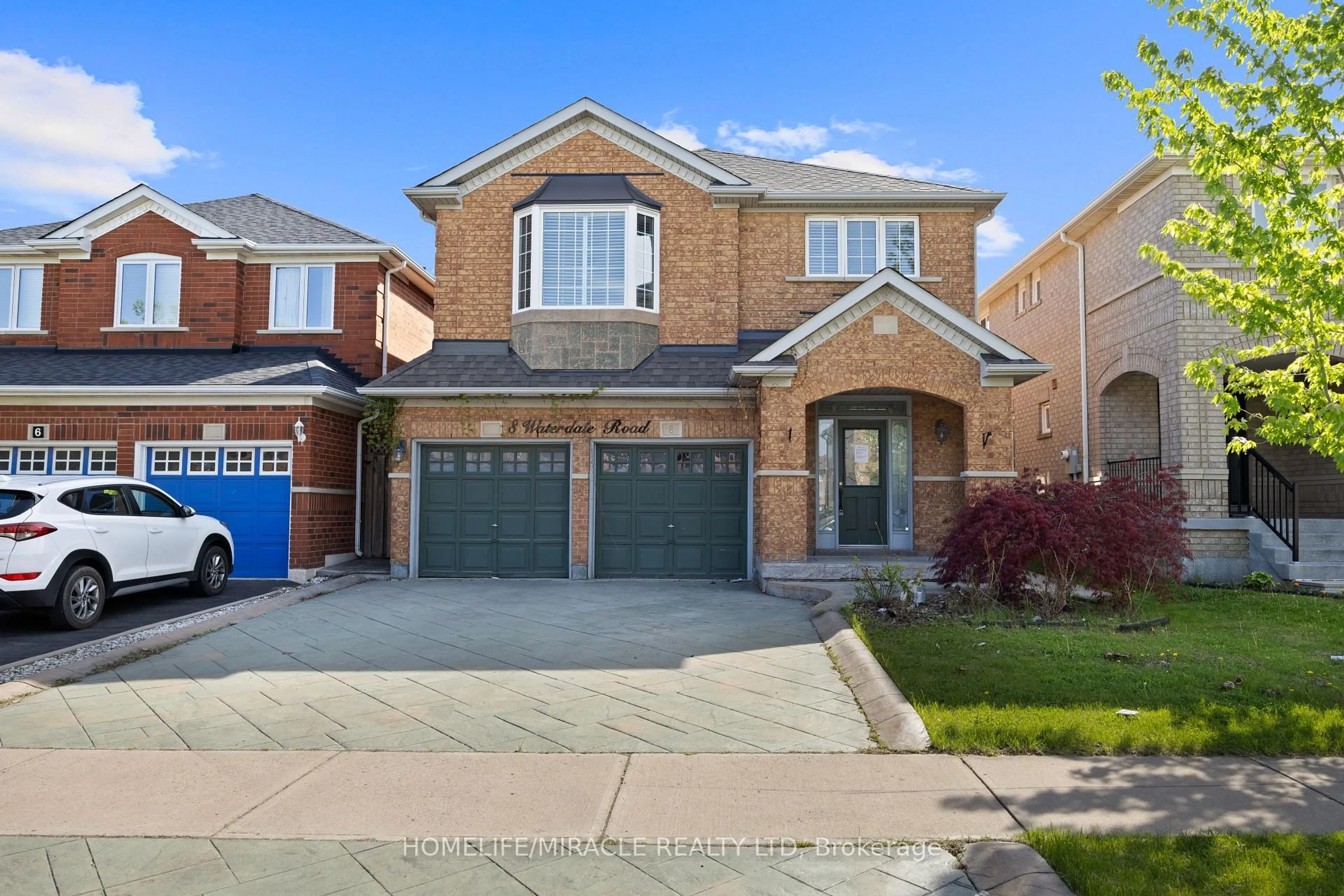 Home with brick exterior material, street for 8 Waterdale Rd, Brampton Ontario L7A 1S7