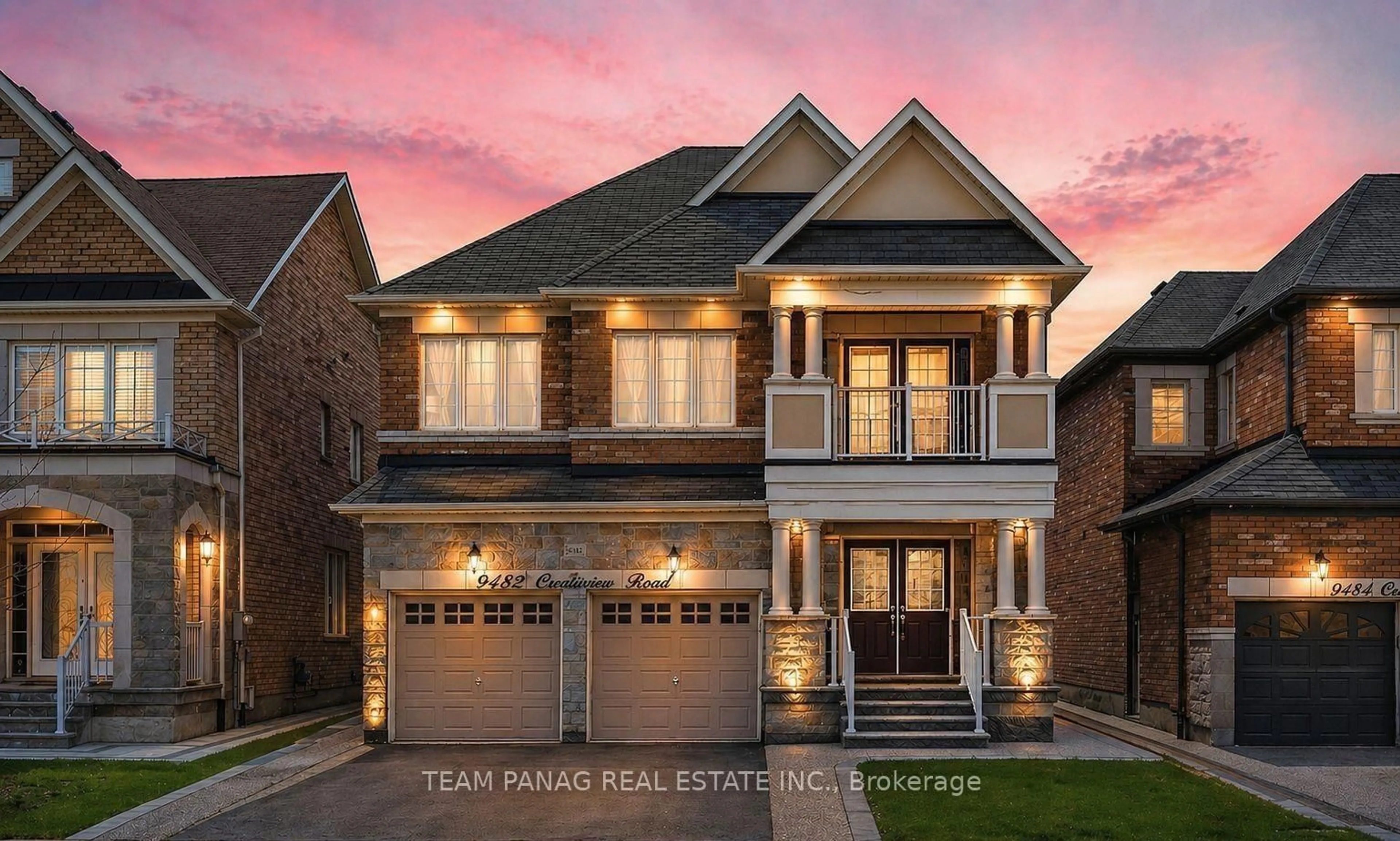Home with brick exterior material, street for 9482 Creditview Rd, Brampton Ontario L6X 3E3
