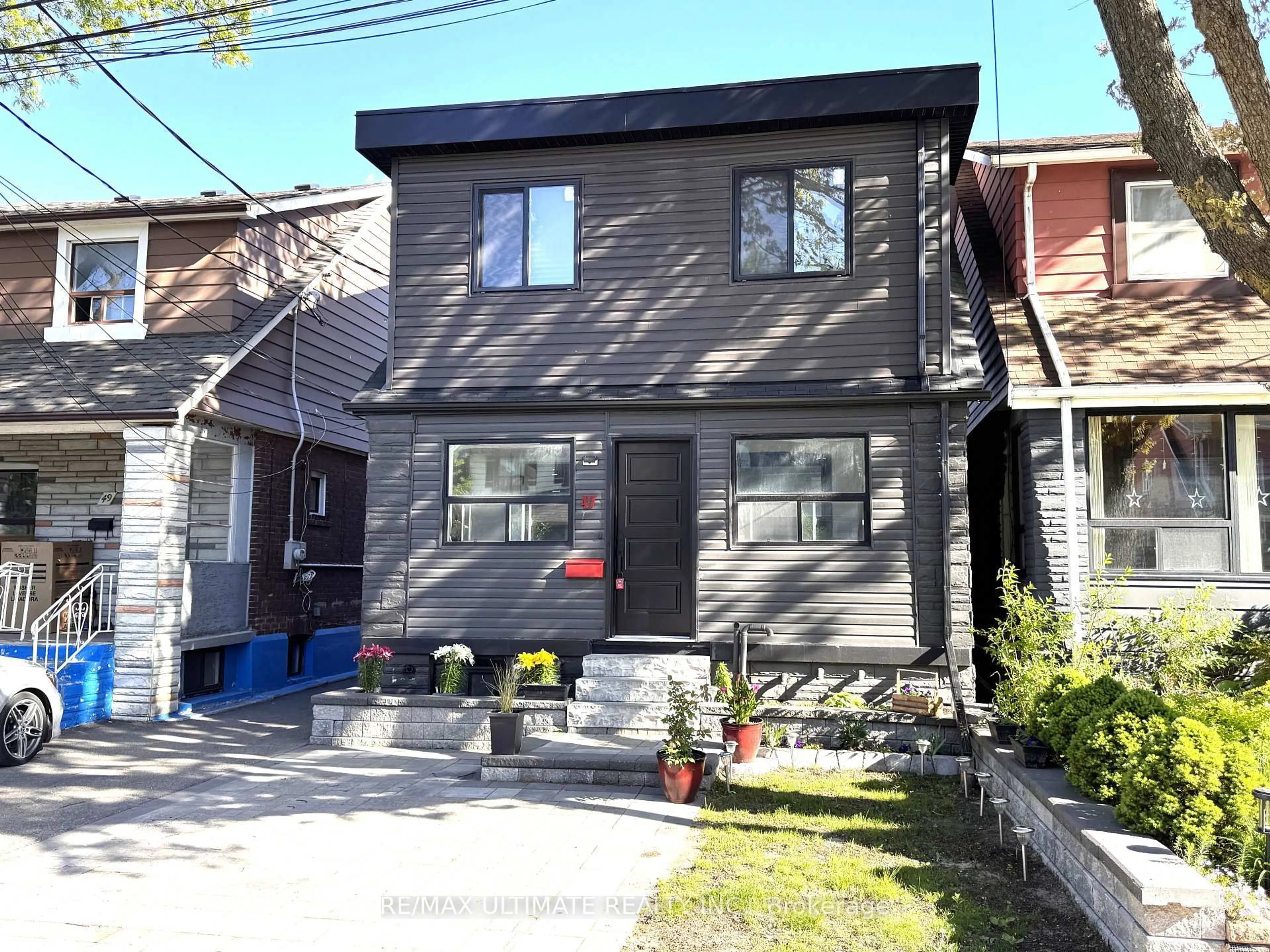 Home with brick exterior material, street for 47 Mahoney Ave, Toronto Ontario M6M 2H5