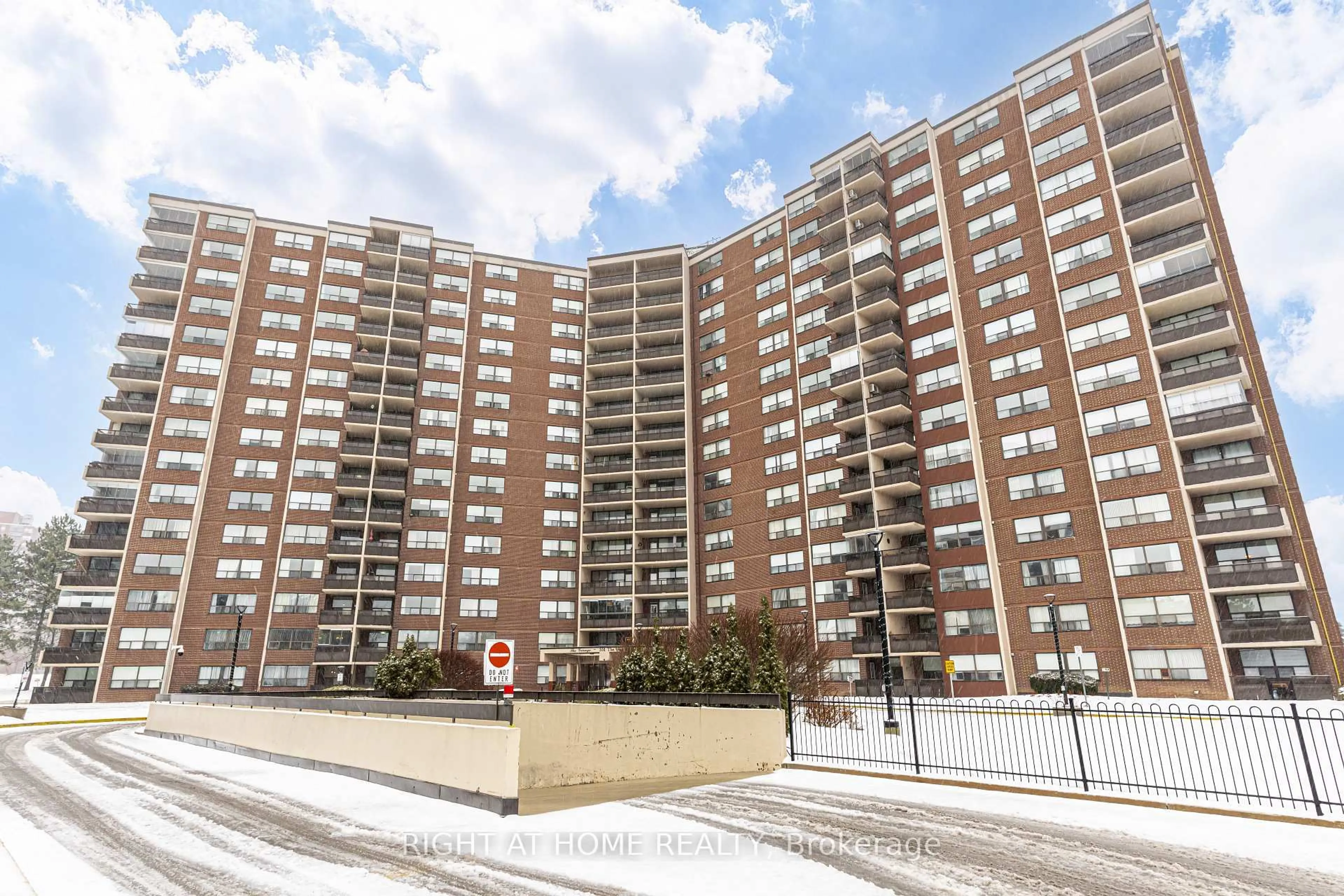 Balcony in the apartment, street for 551 The West Mall #802, Toronto Ontario M9C 1G7