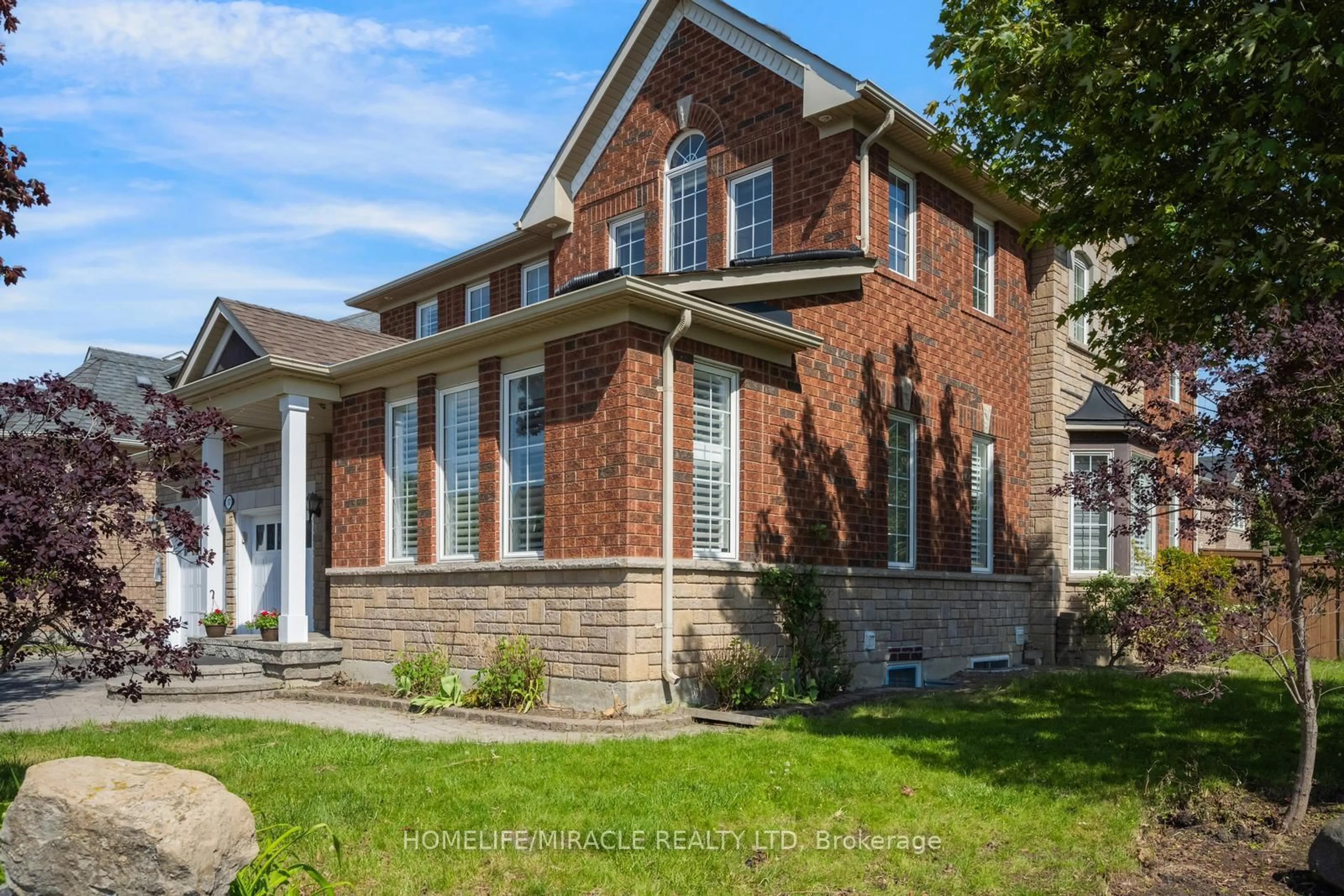 Home with brick exterior material, street for 17 Latania Blvd, Brampton Ontario L6P 1S8