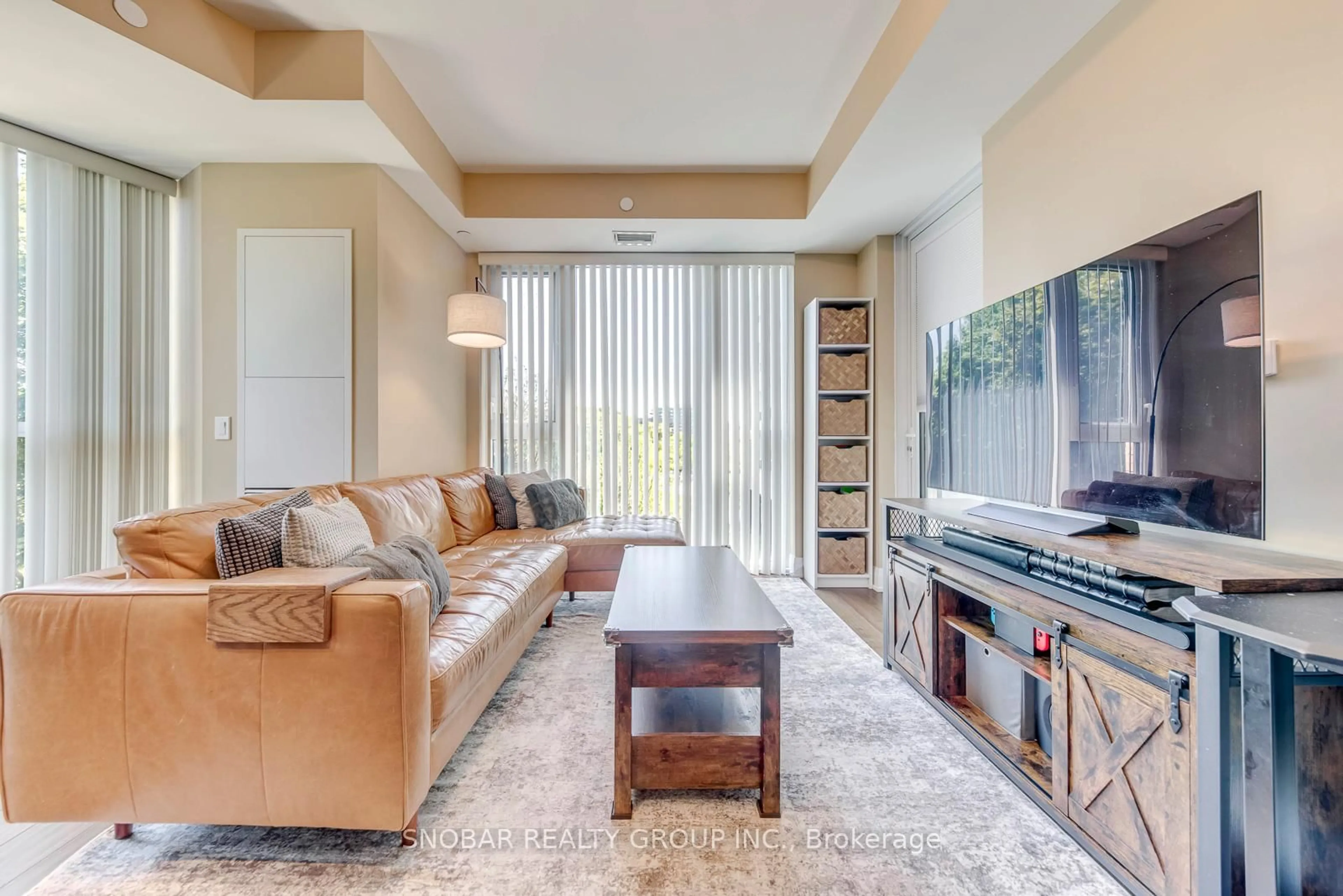 Living room with furniture, unknown for 293 The Kingsway #310, Toronto Ontario M9A 0E8