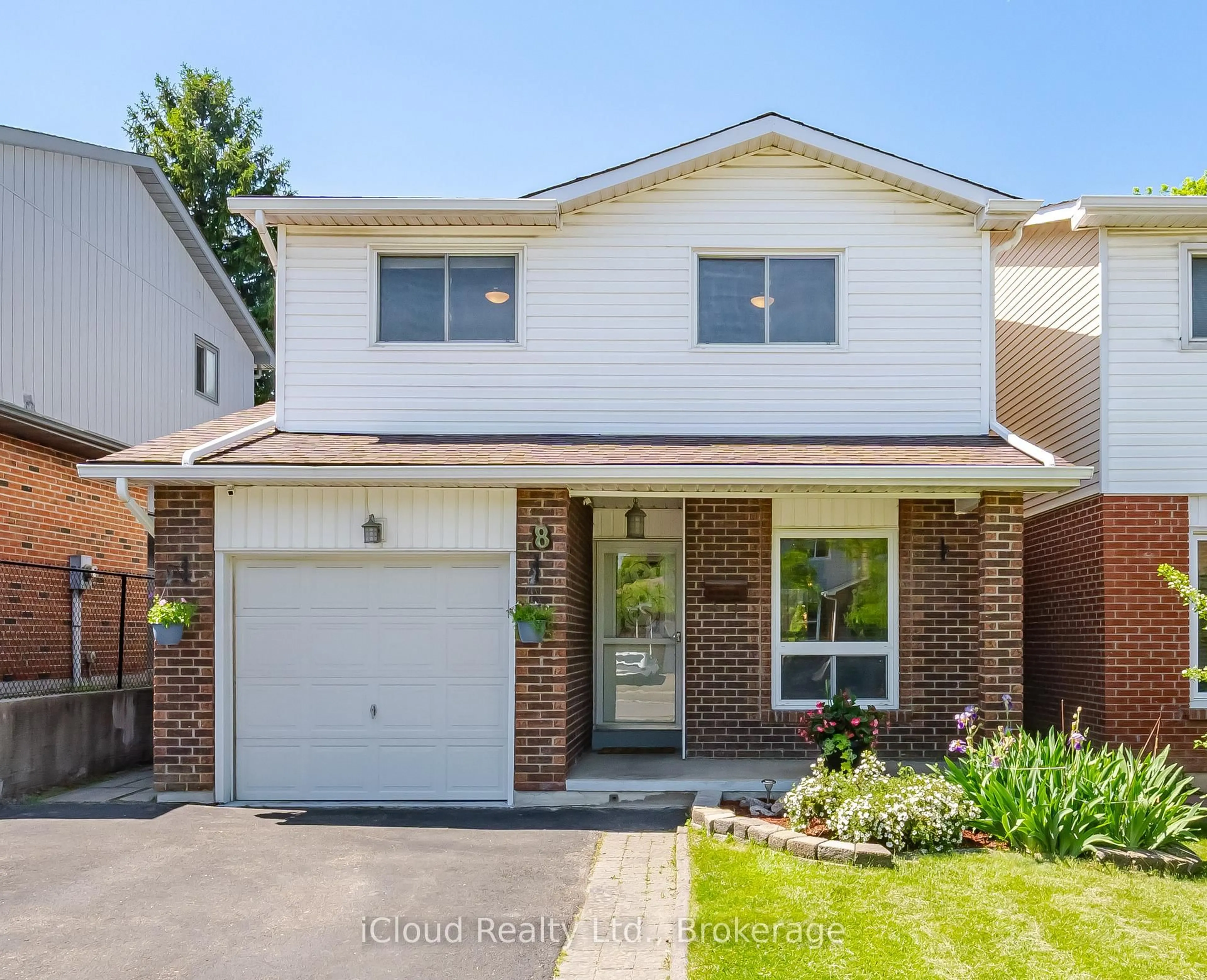 Home with brick exterior material, street for 8 Lindridge Ave, Brampton Ontario L6S 3W9