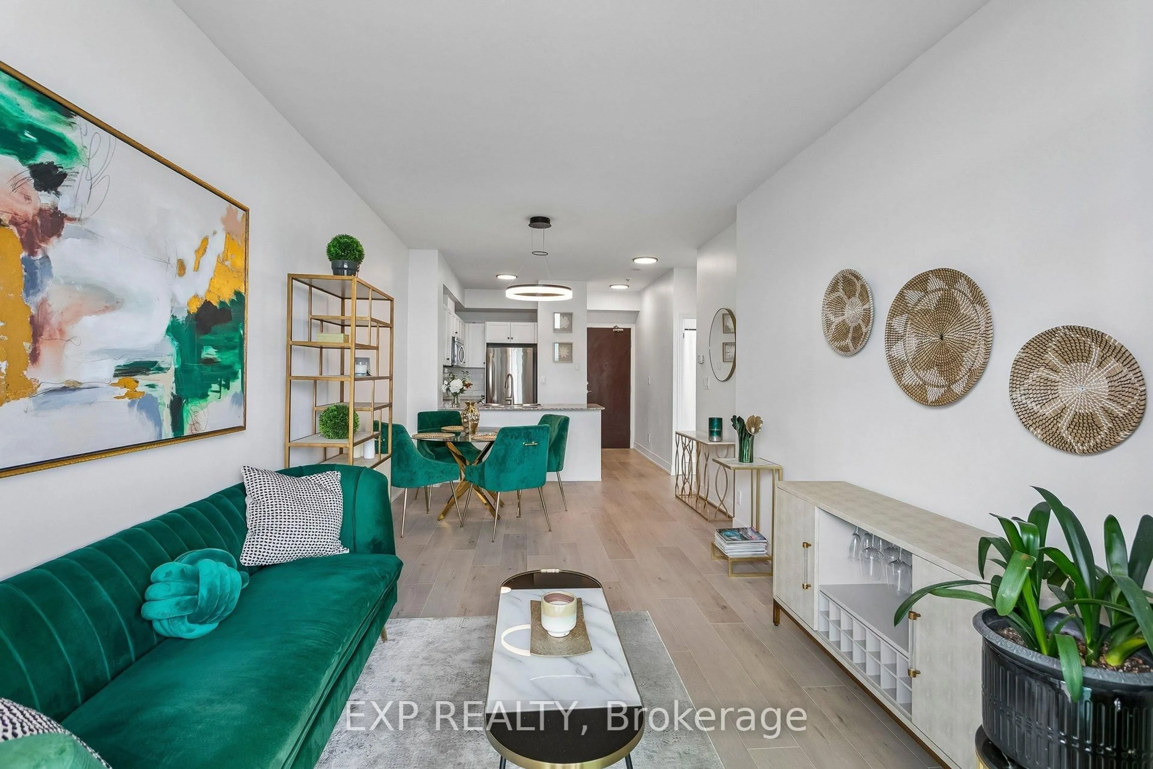 Living room with furniture, unknown for 1359 Rathburn Rd #1406, Mississauga Ontario L4W 5P7