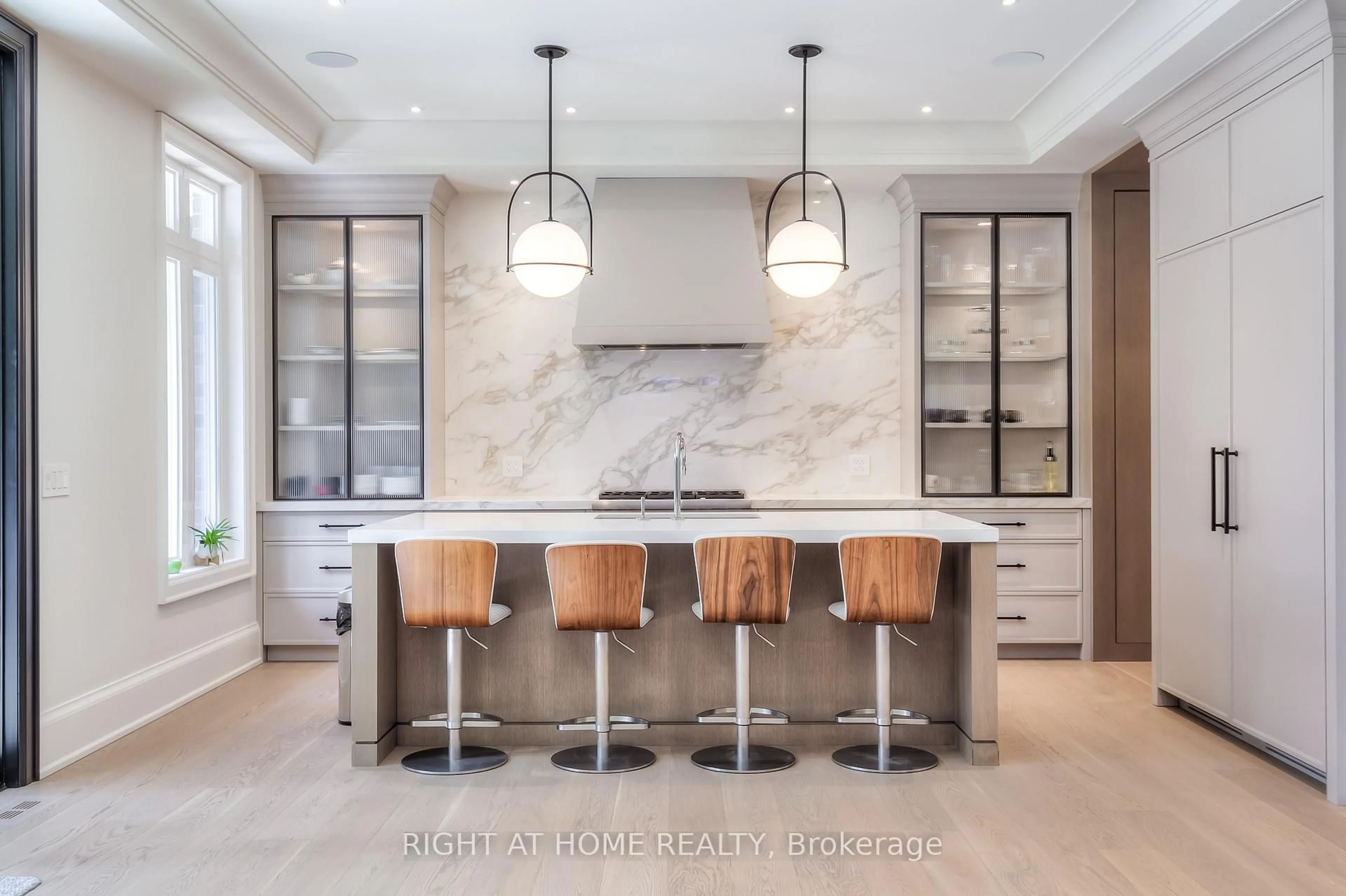 Contemporary kitchen, ceramic/tile floor for 124 Shaver Ave, Toronto Ontario M9B 4N8