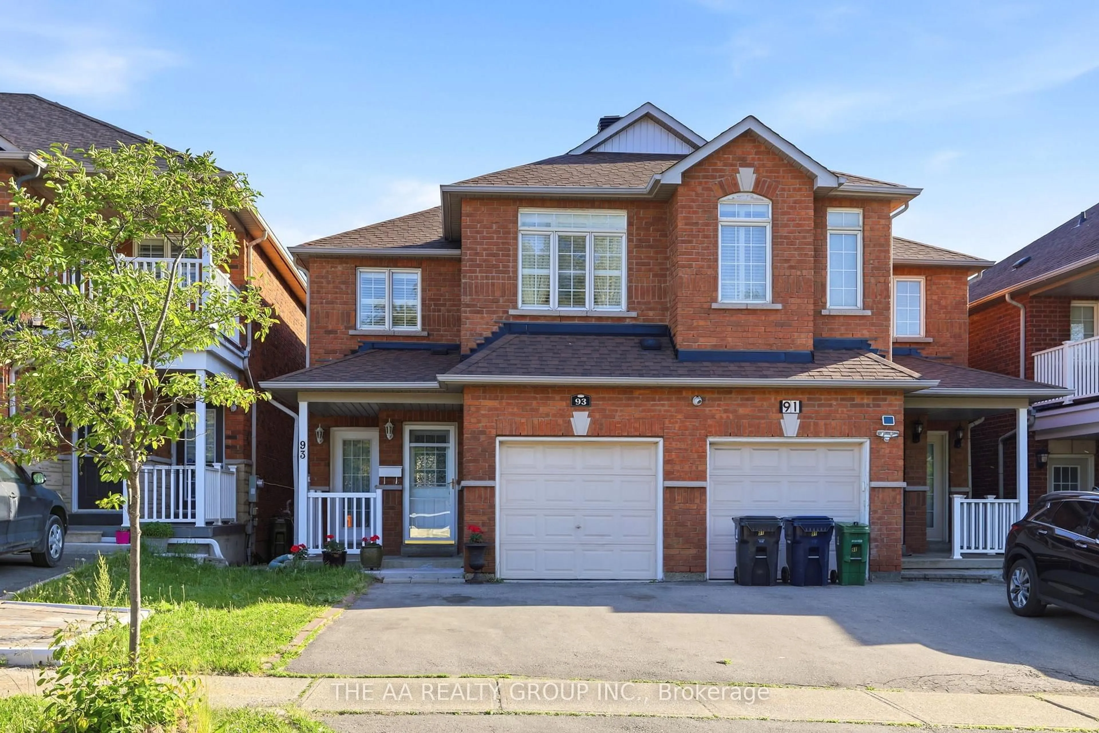 Home with brick exterior material, street for 93 San Gabriele Pl, Toronto Ontario M9L 3A5