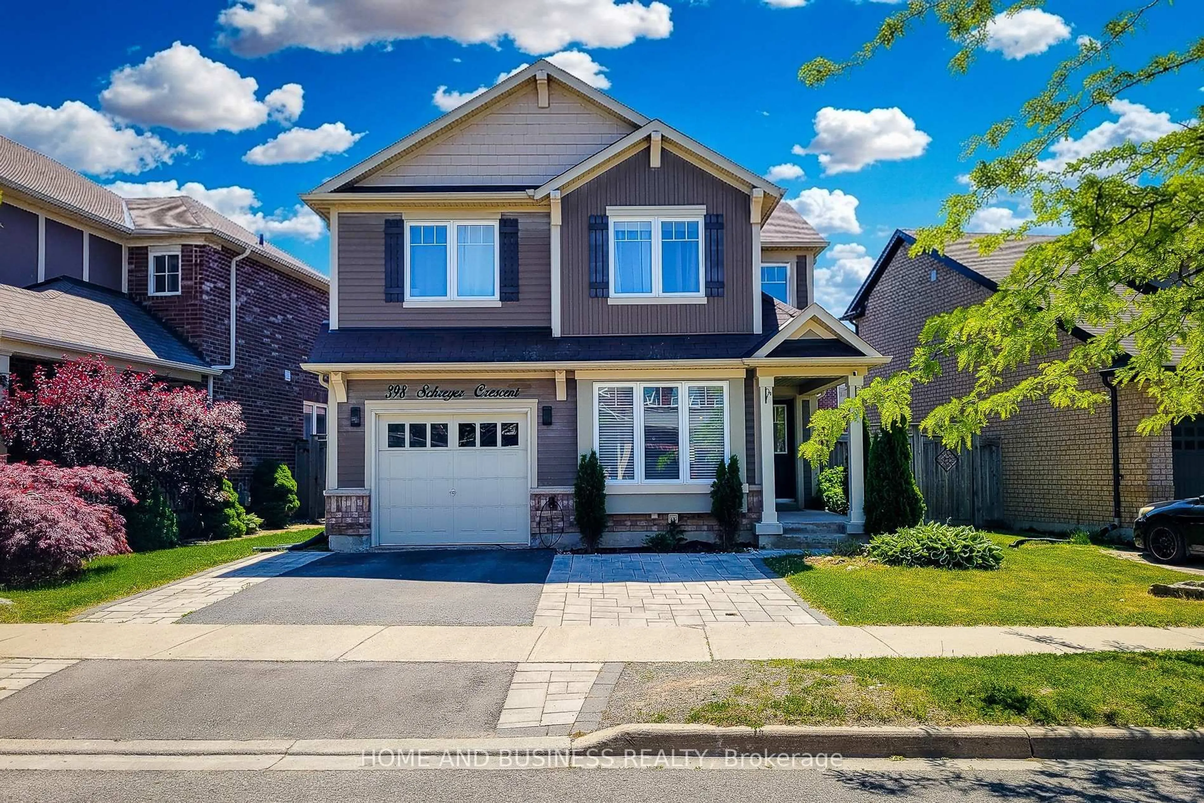 Home with brick exterior material, street for 398 Schreyer Cres, Milton Ontario L9T 7T1