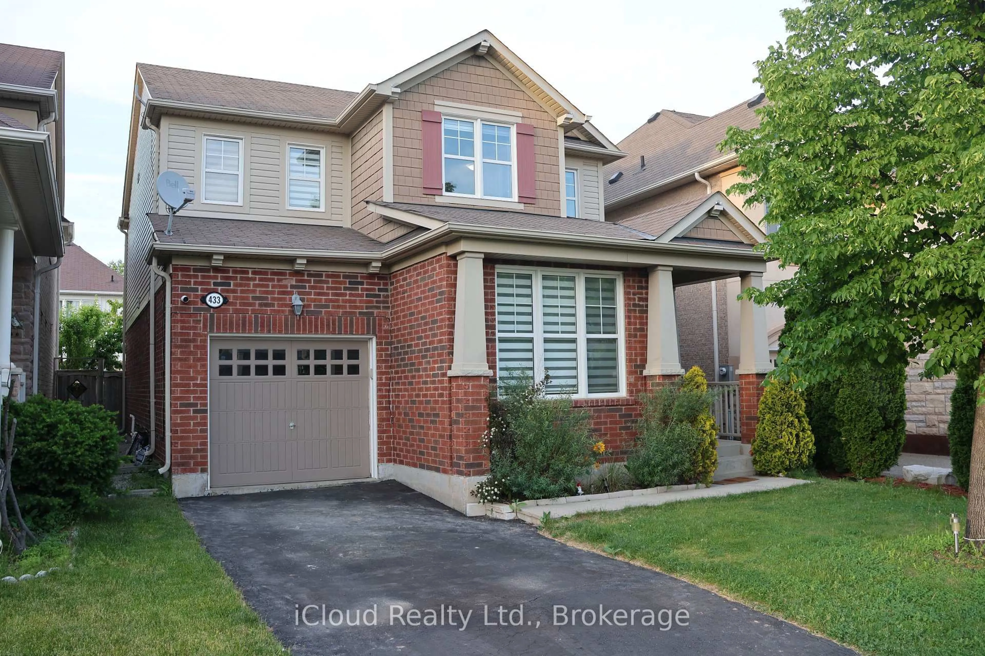 Home with brick exterior material, street for 433 Jelinik Terr, Milton Ontario L9T 7N2