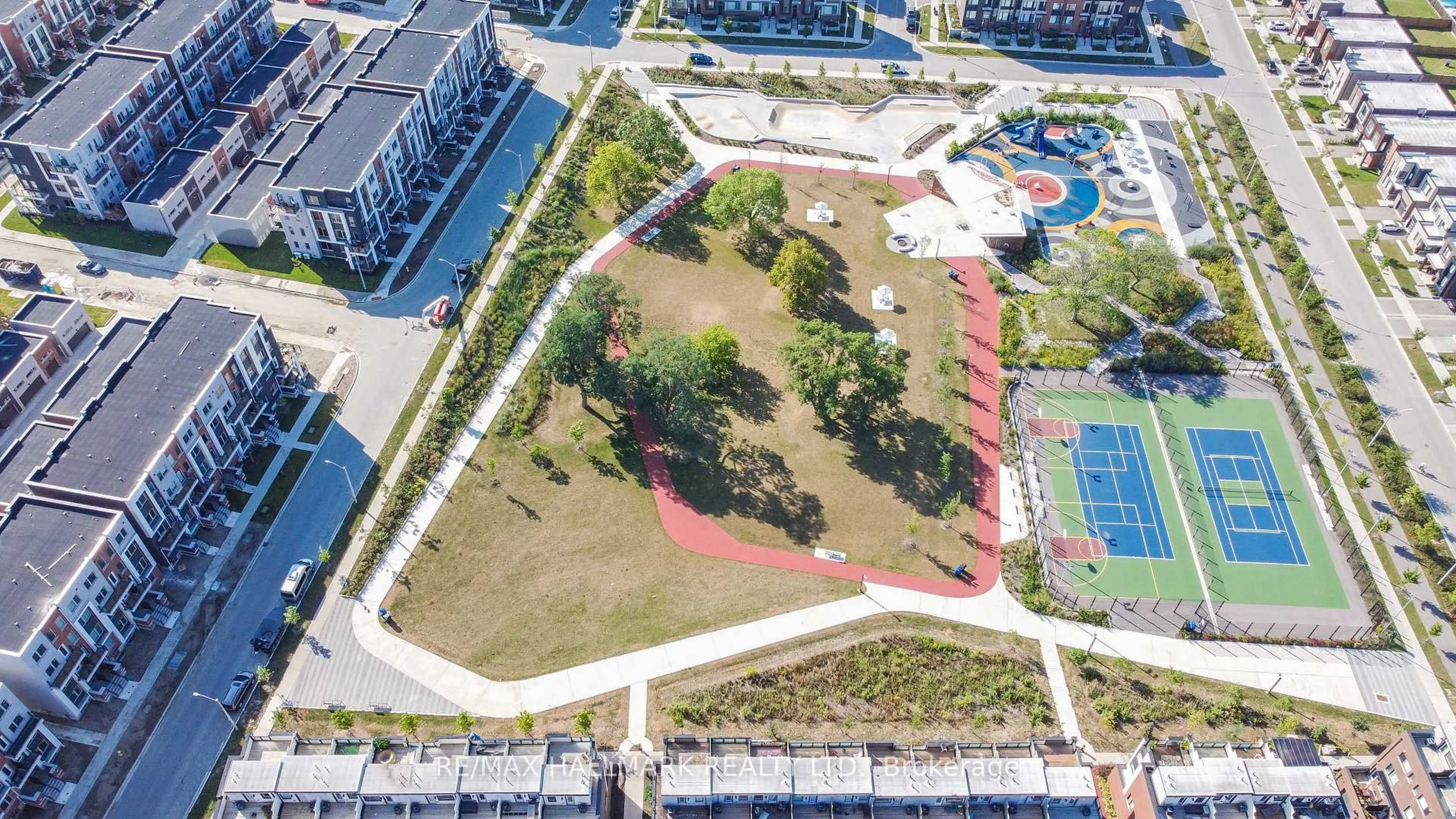 A pic from outside/outdoor area/front of a property/back of a property/a pic from drone, unknown for 26 Caroline Carpenter Grve, Toronto Ontario M3K 0B1
