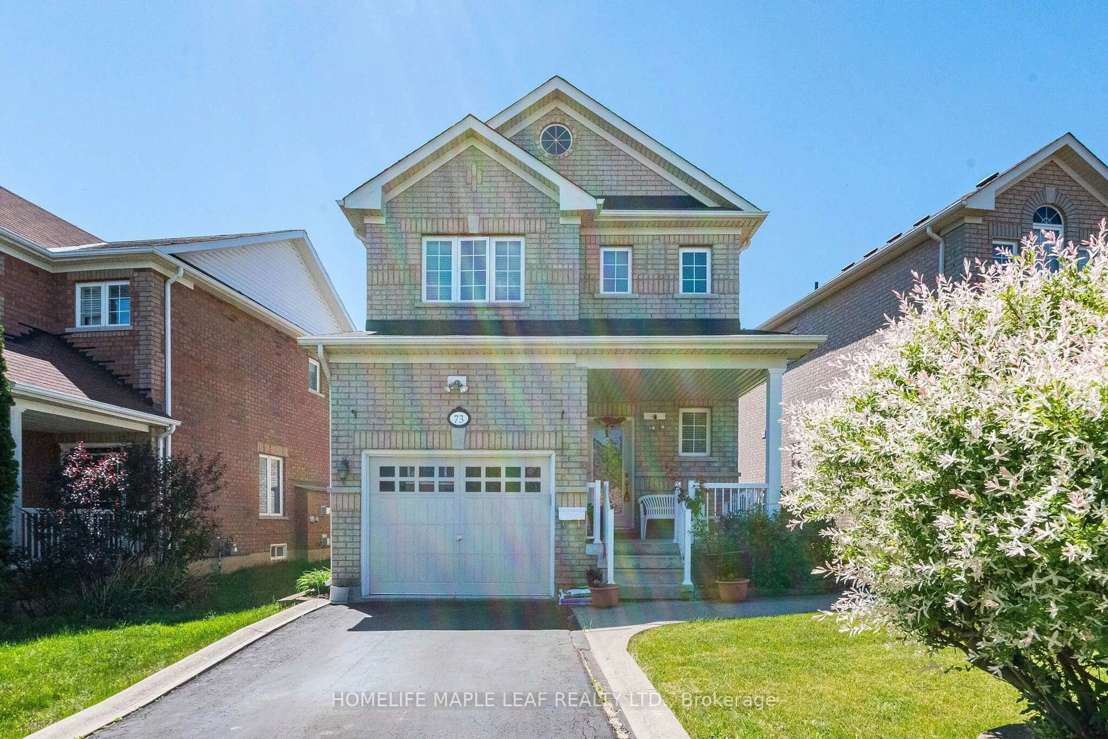 Home with brick exterior material, street for 73 Meadowlark Dr, Halton Hills Ontario L7G 6N6