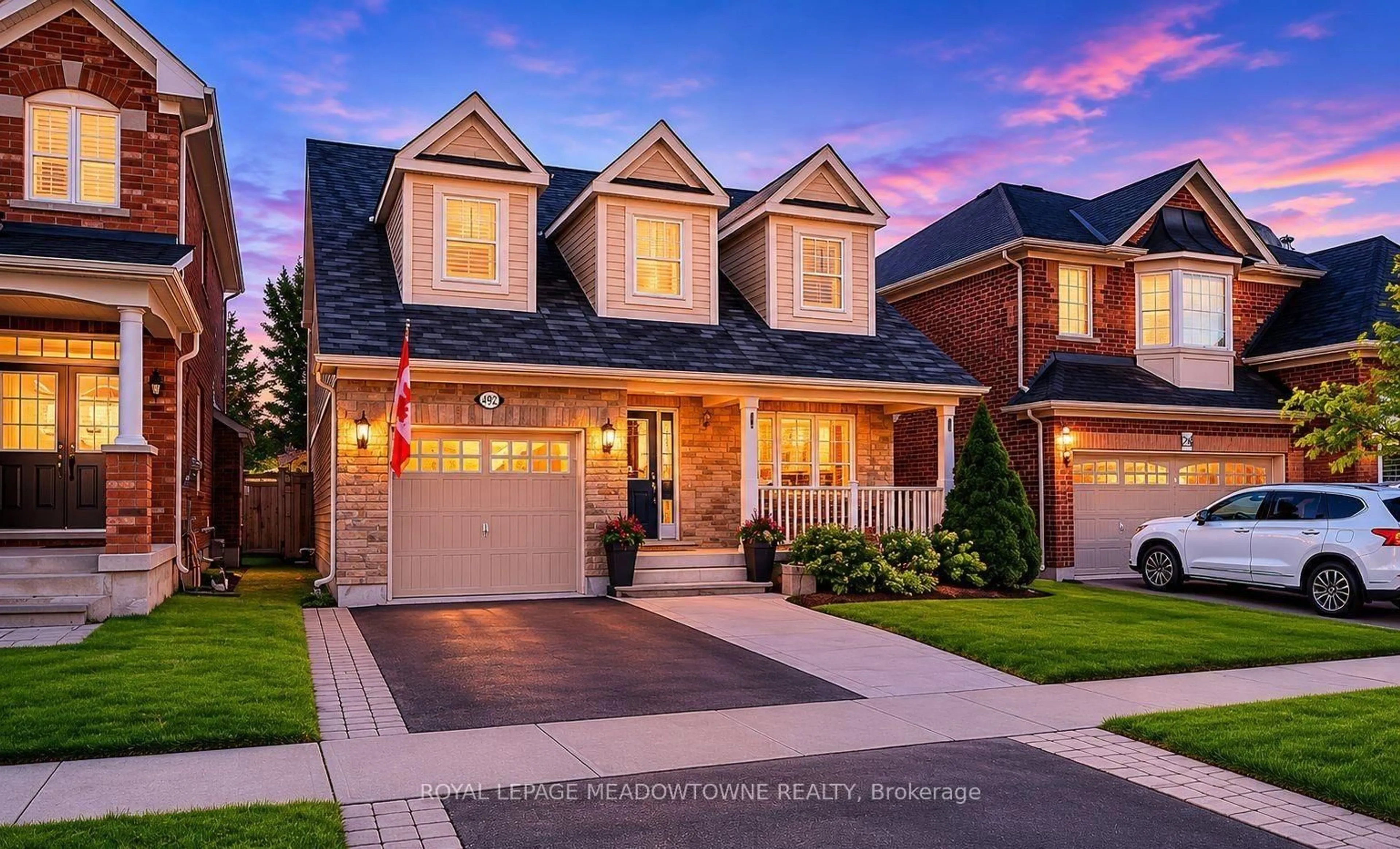 Home with brick exterior material, street for 292 Mcdougall Cross, Milton Ontario L9T 0N6