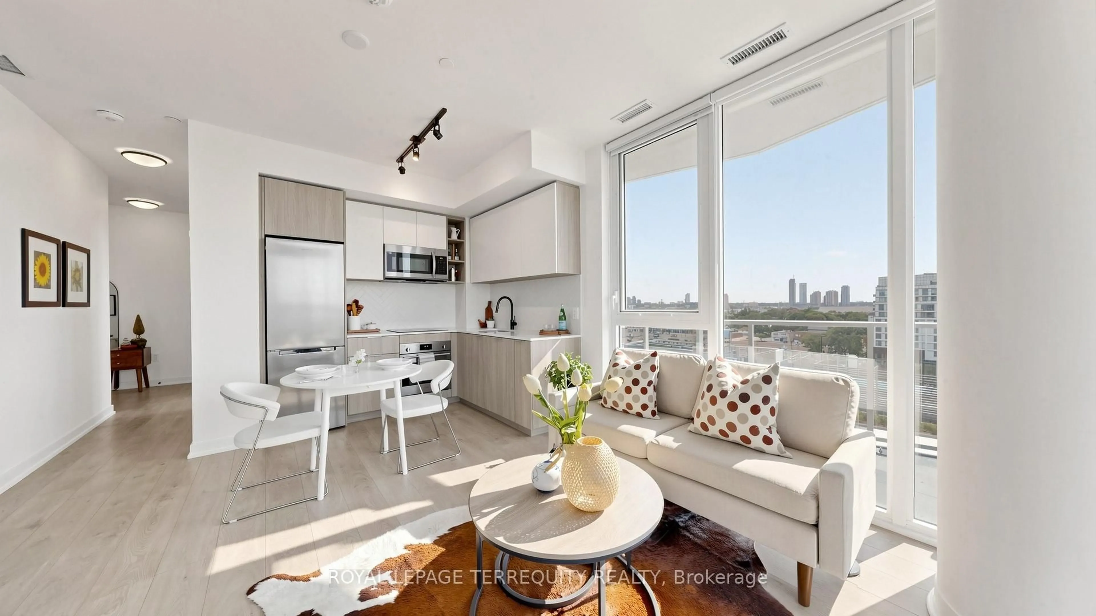 Living room with furniture, unknown for 36 Zorra St #904, Toronto Ontario M8Z 0G5