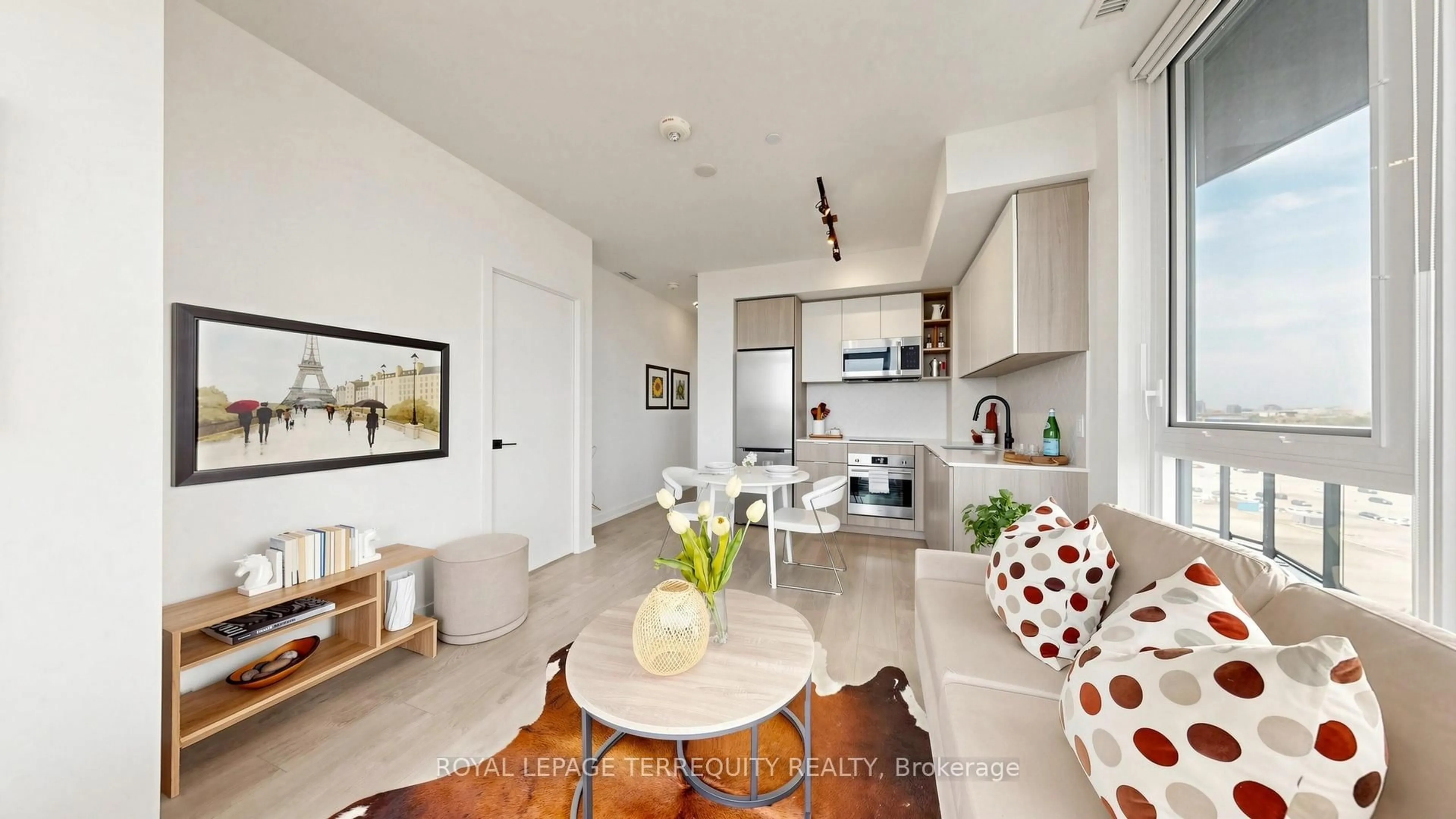 Living room with furniture, unknown for 36 Zorra St #904, Toronto Ontario M8Z 0G5