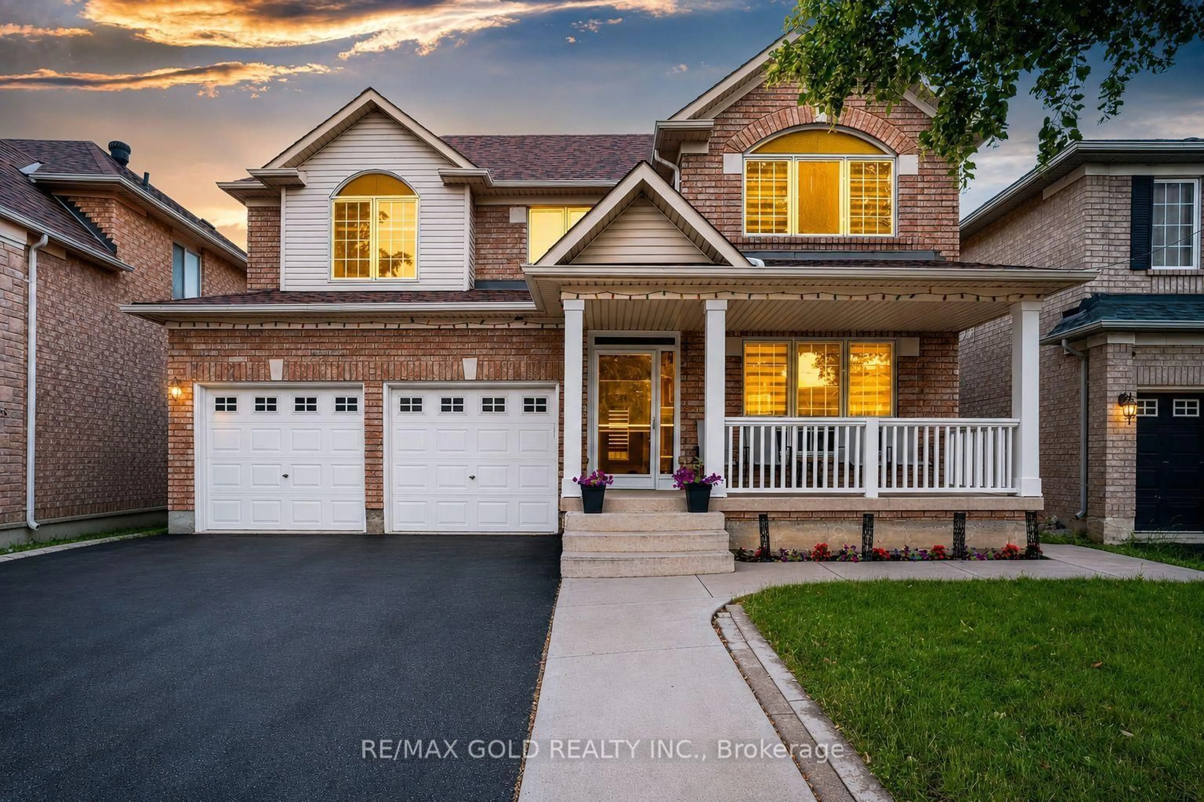 Home with brick exterior material, street for 8 Upshall Dr, Brampton Ontario L6P 1E1