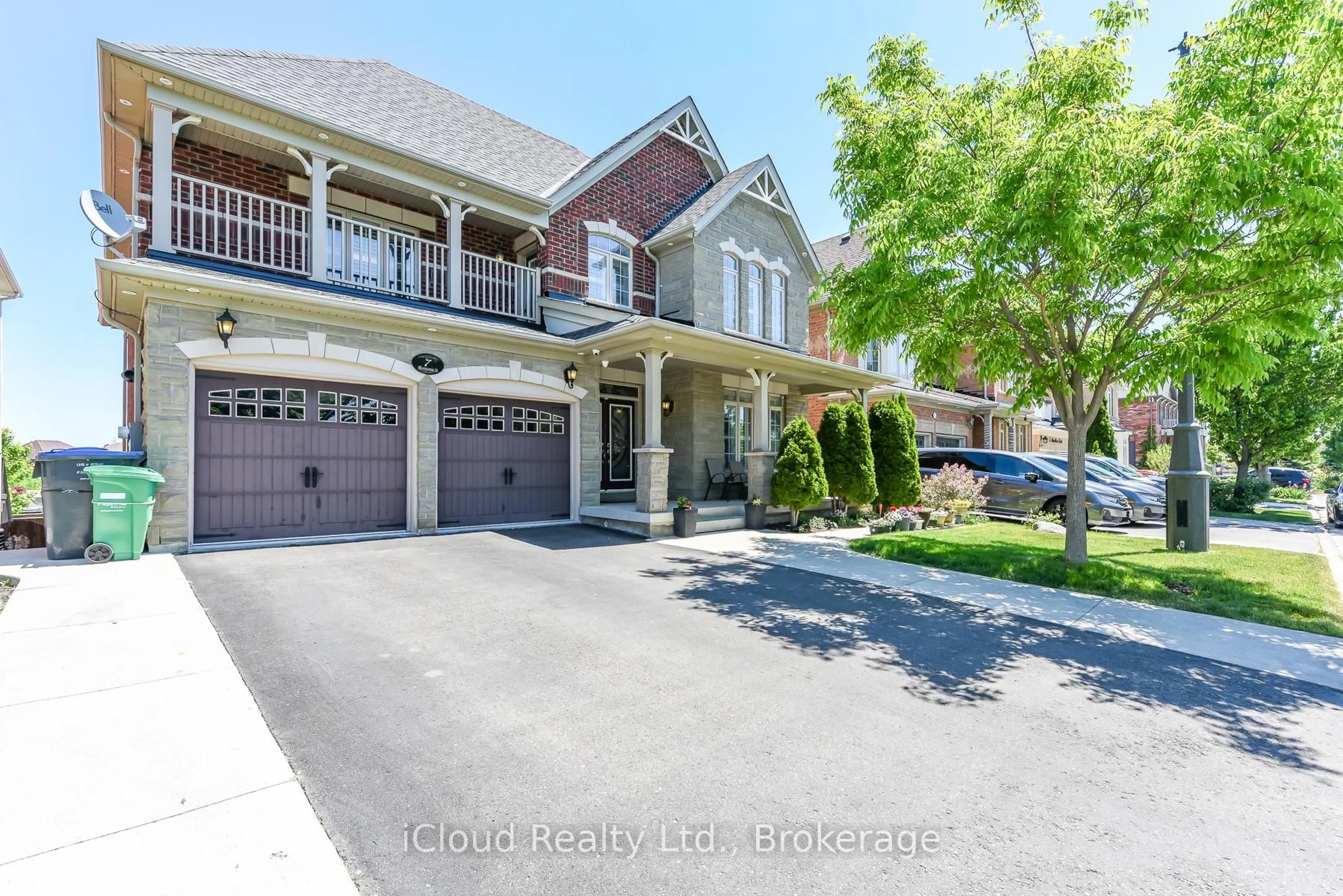 Home with brick exterior material, street for 7 Merrittonia St, Brampton Ontario L6X 0Y9