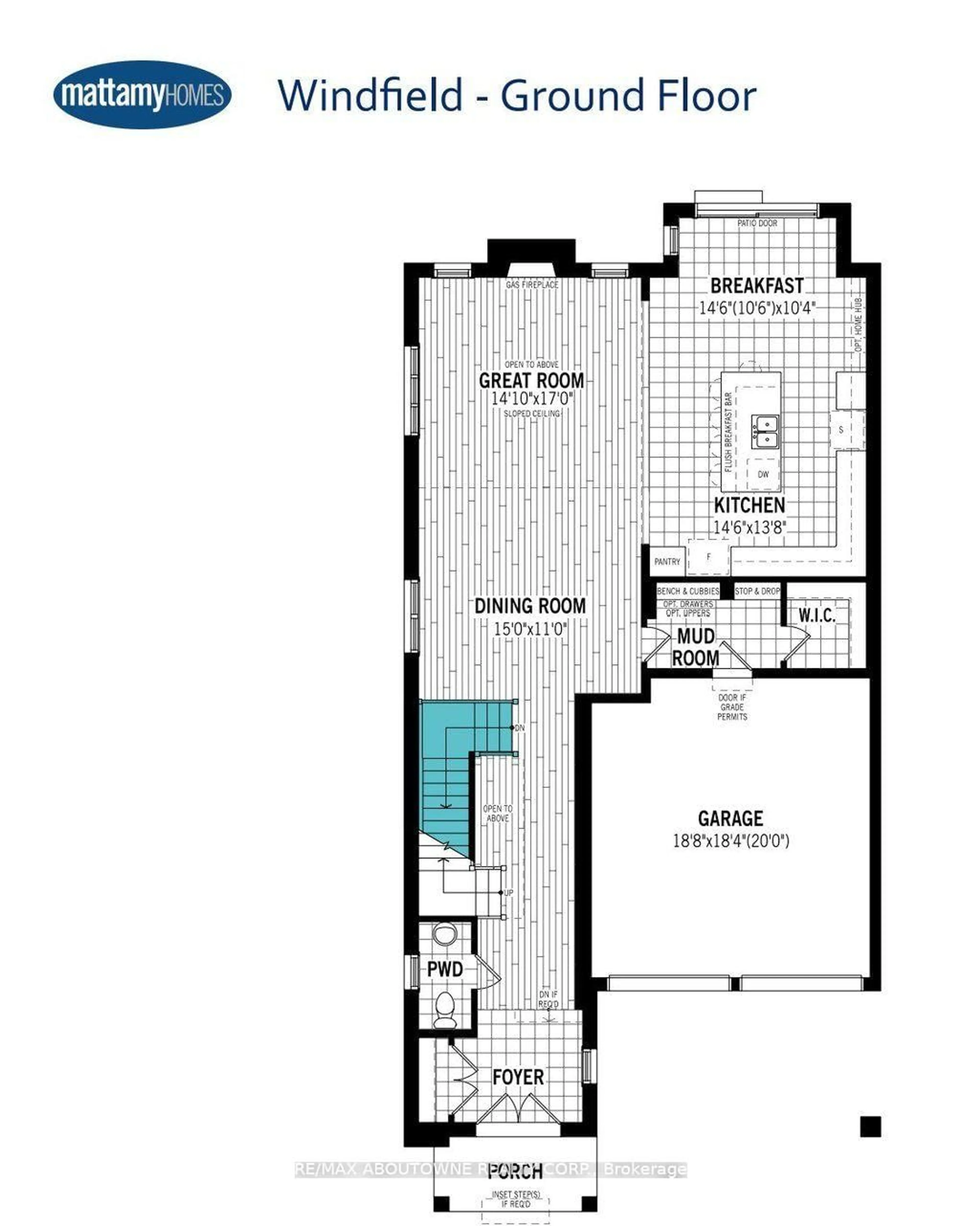 Floor plan for 1456 FORD STRATHY CRESCENT, Oakville Ontario L6H 3W9