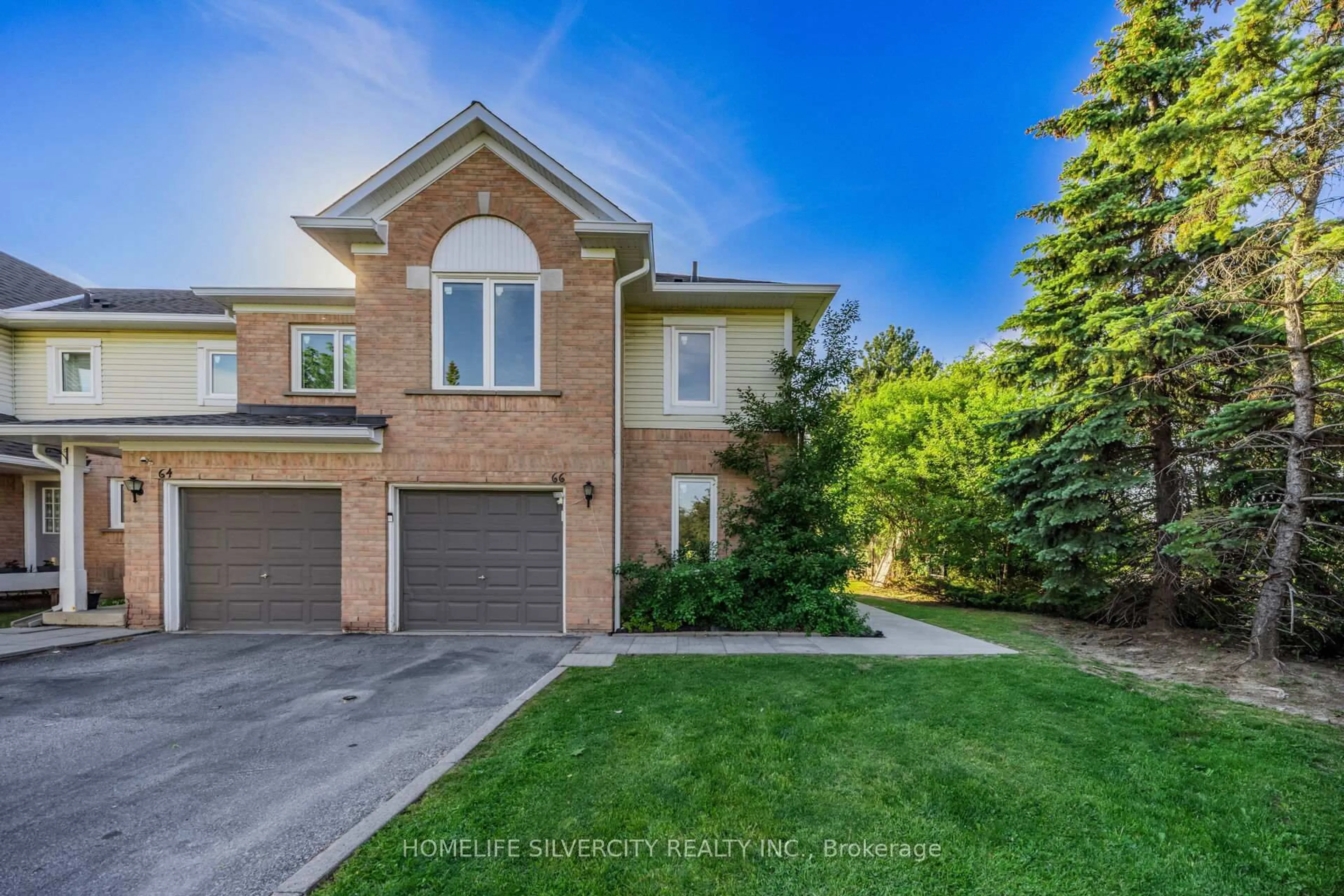Home with brick exterior material, street for 66 Brisbane Crt #38, Brampton Ontario L6R 1V4