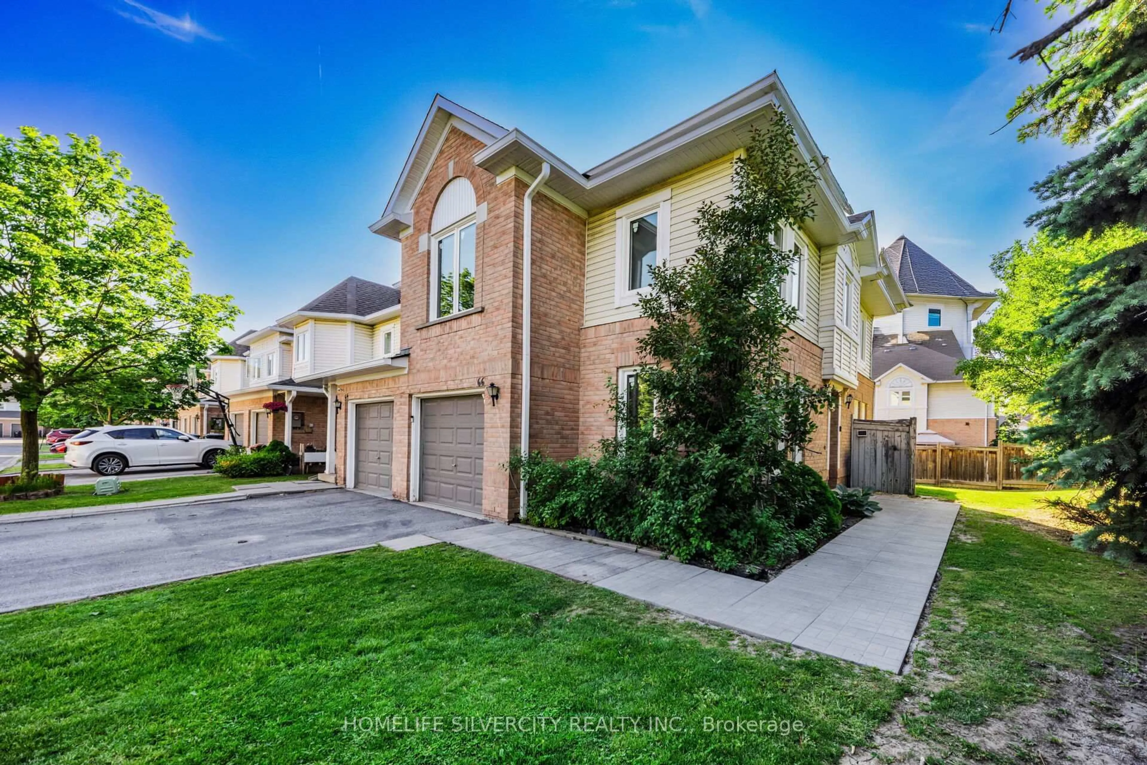 Home with brick exterior material, street for 66 Brisbane Crt #38, Brampton Ontario L6R 1V4