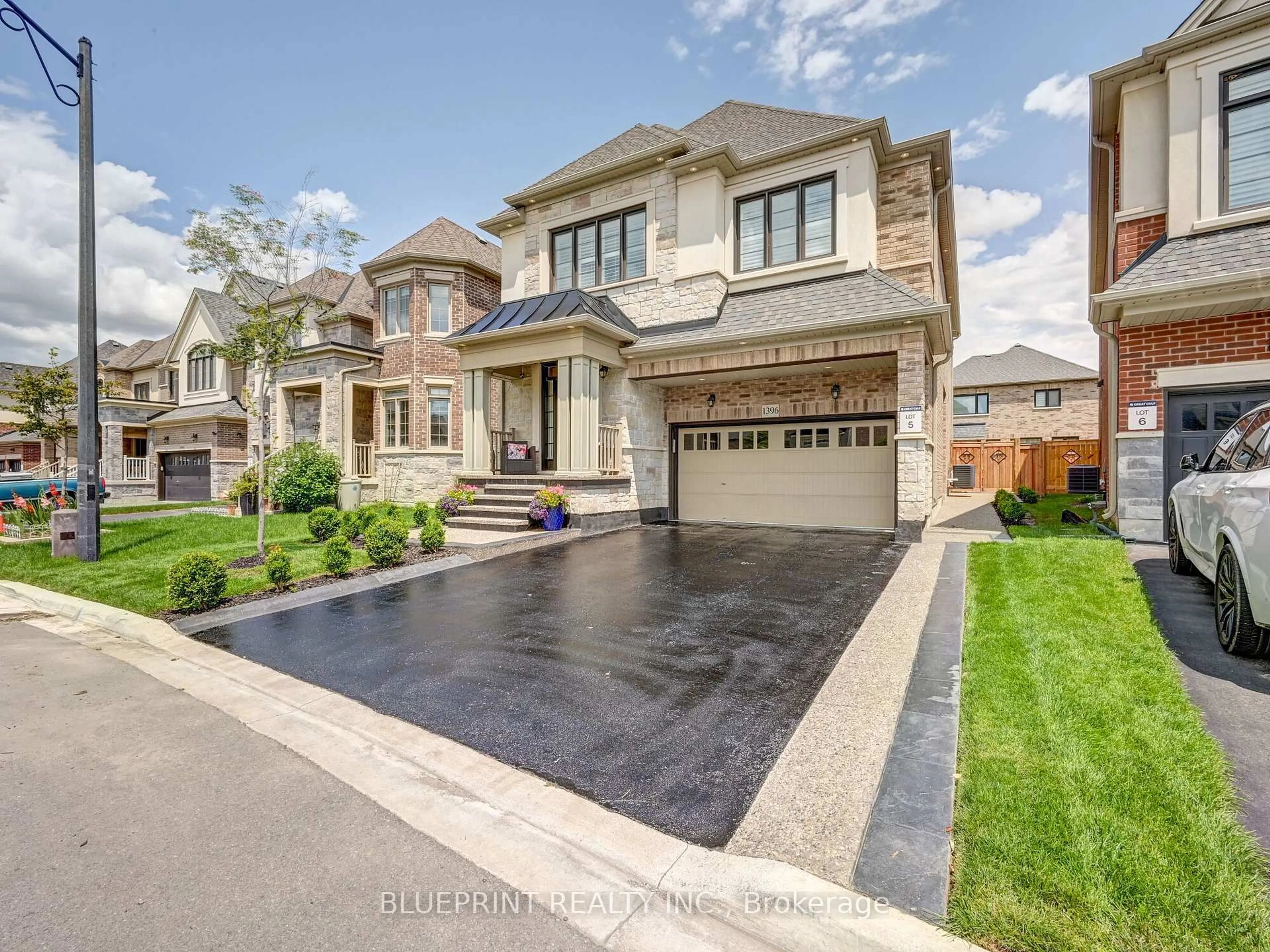 Home with brick exterior material, street for 1396 Argall Crt, Milton Ontario L9E 1L7