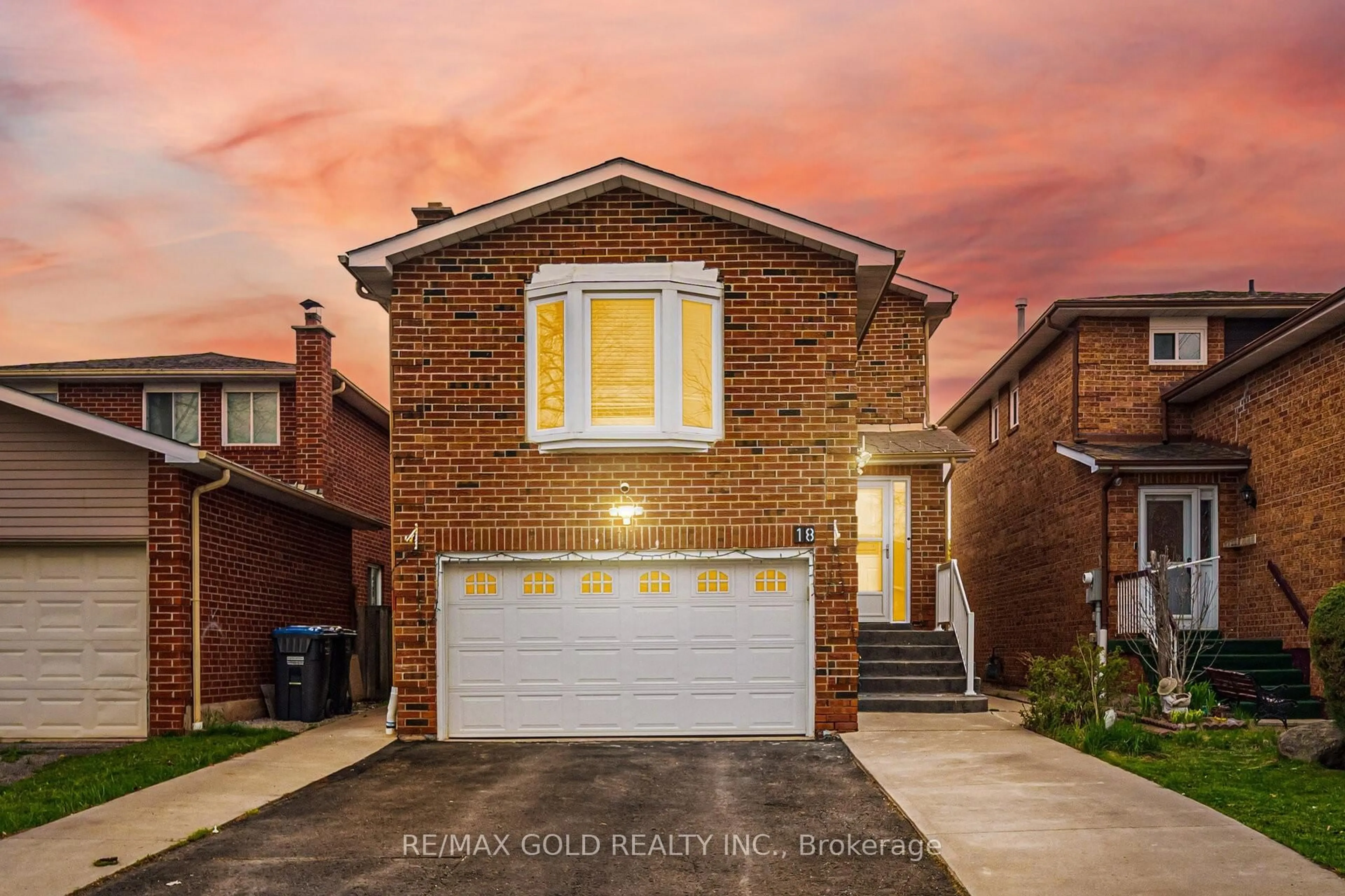 Home with brick exterior material, street for 18 Mcgraw Ave, Brampton Ontario L6X 3M4