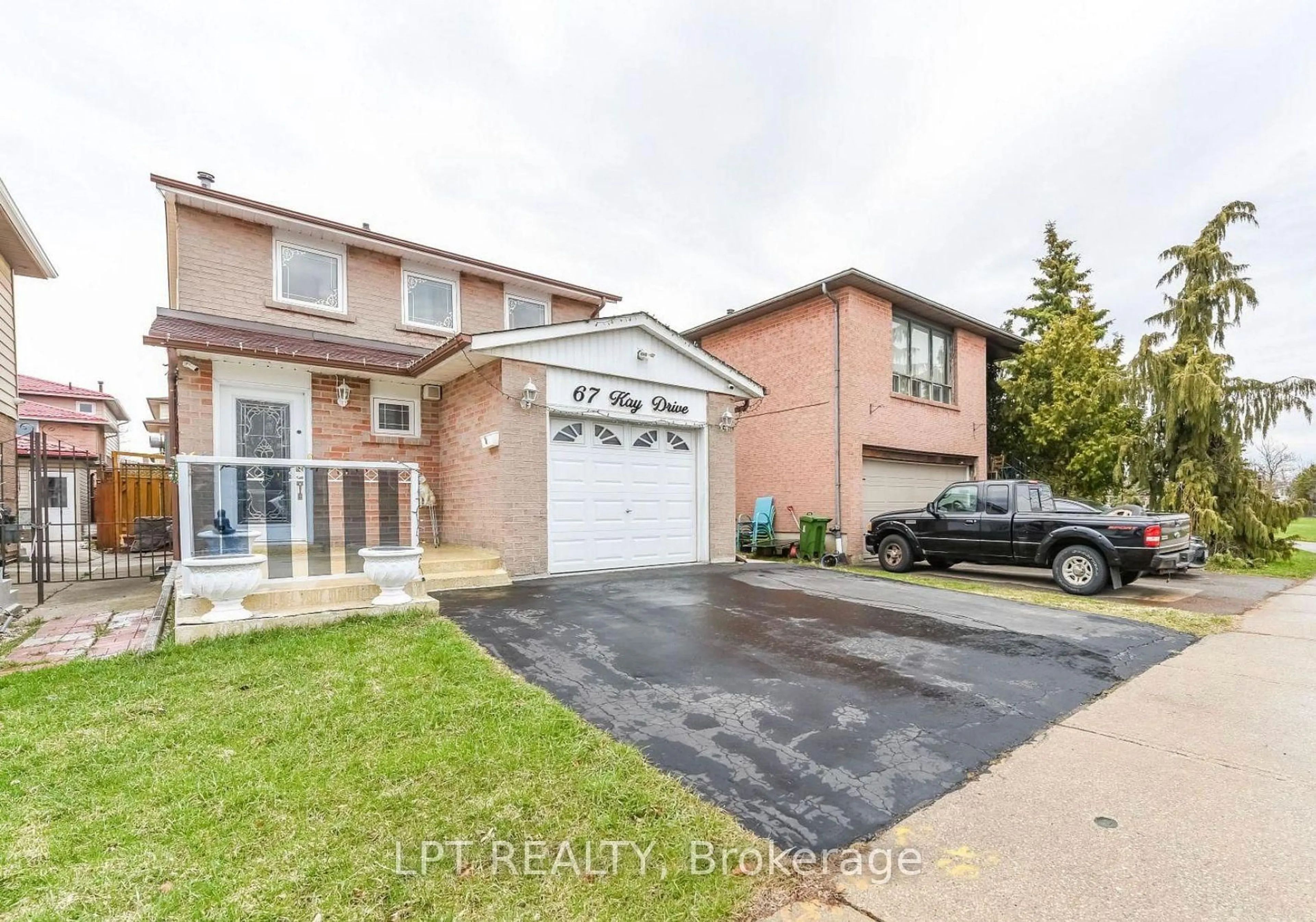 A pic from outside/outdoor area/front of a property/back of a property/a pic from drone, street for 67 Kay Dr, Toronto Ontario M9V 4X8