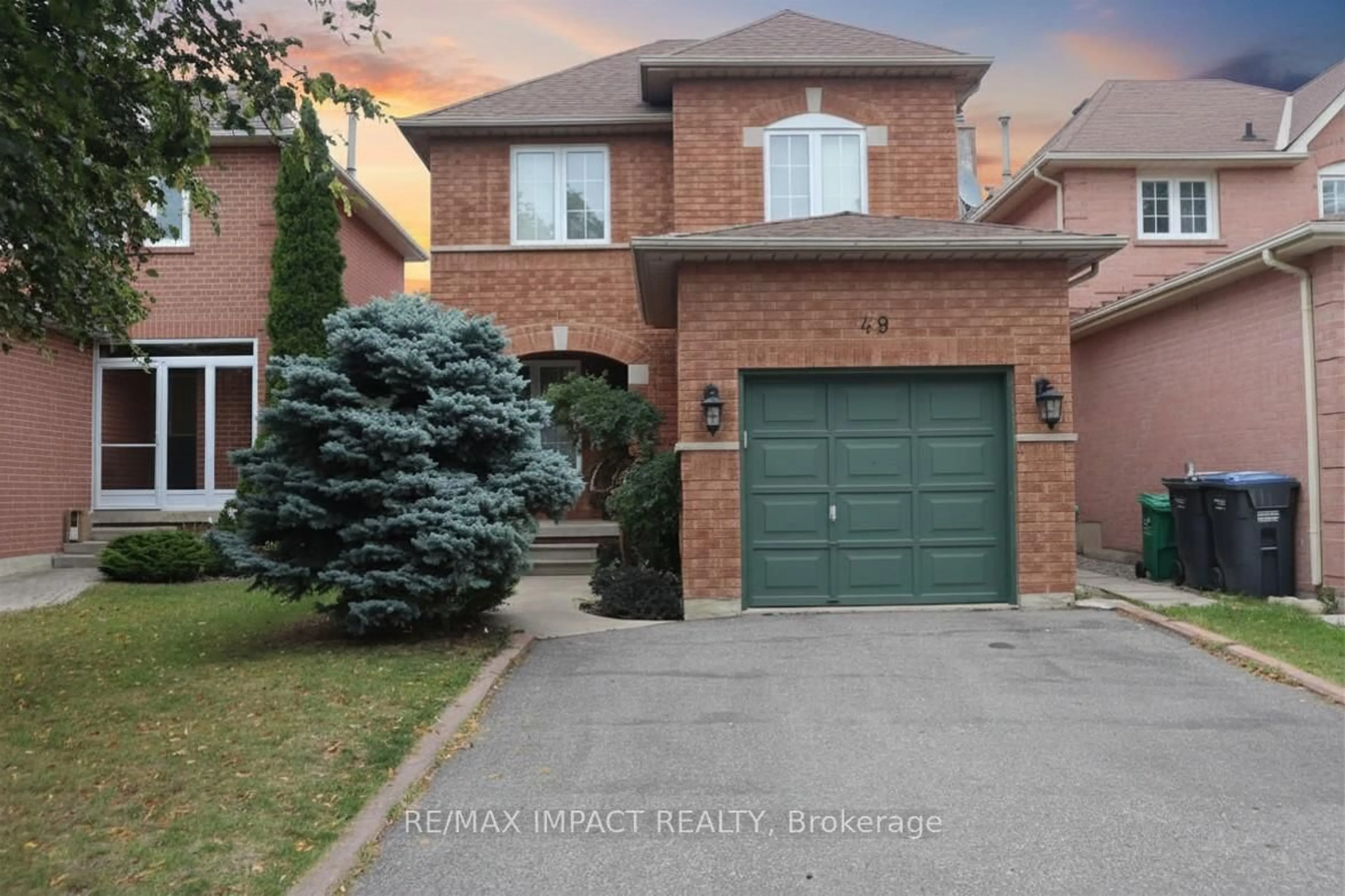 Home with brick exterior material, street for 49 Hood Cres, Brampton Ontario L6Y 4S7