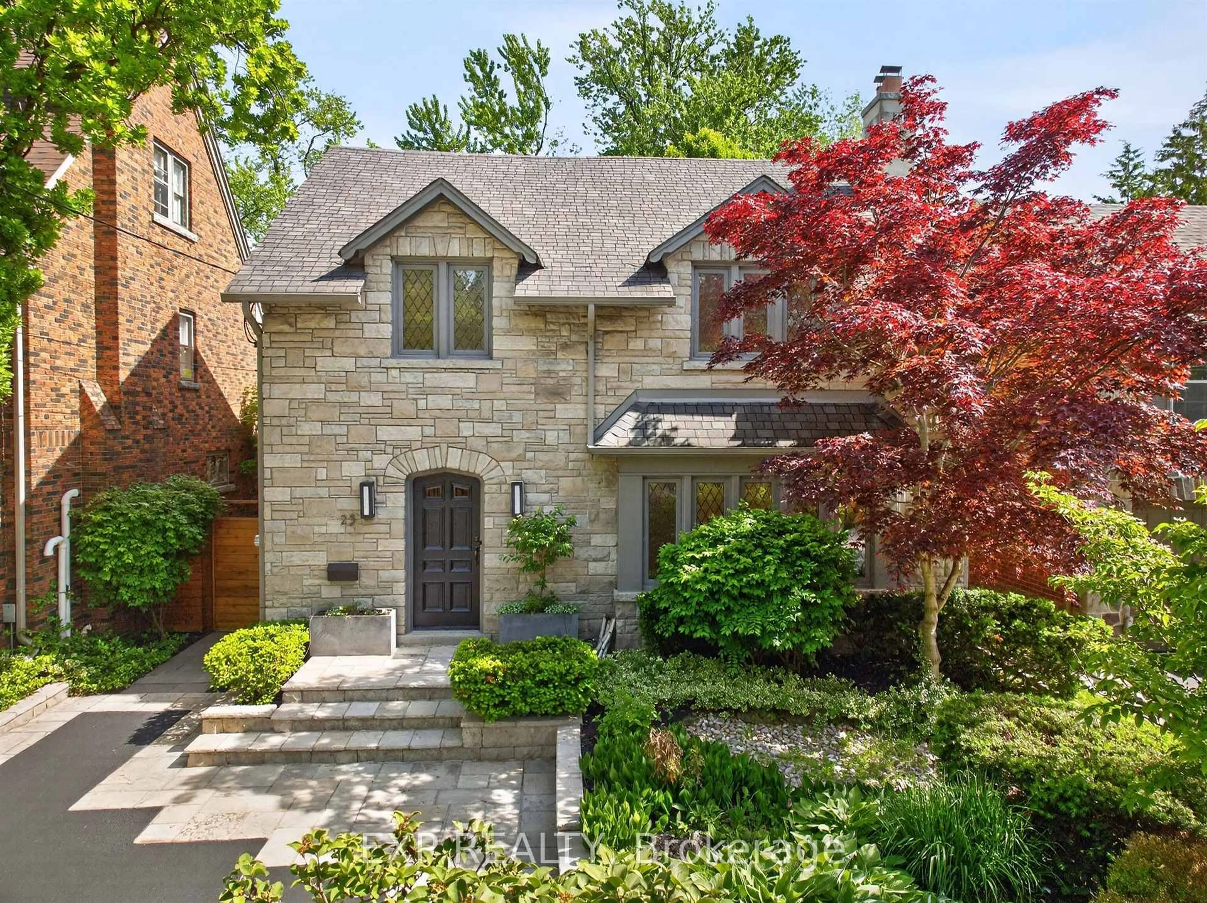 Home with brick exterior material, street for 25 Kingsgarden Rd, Toronto Ontario M8X 1S7