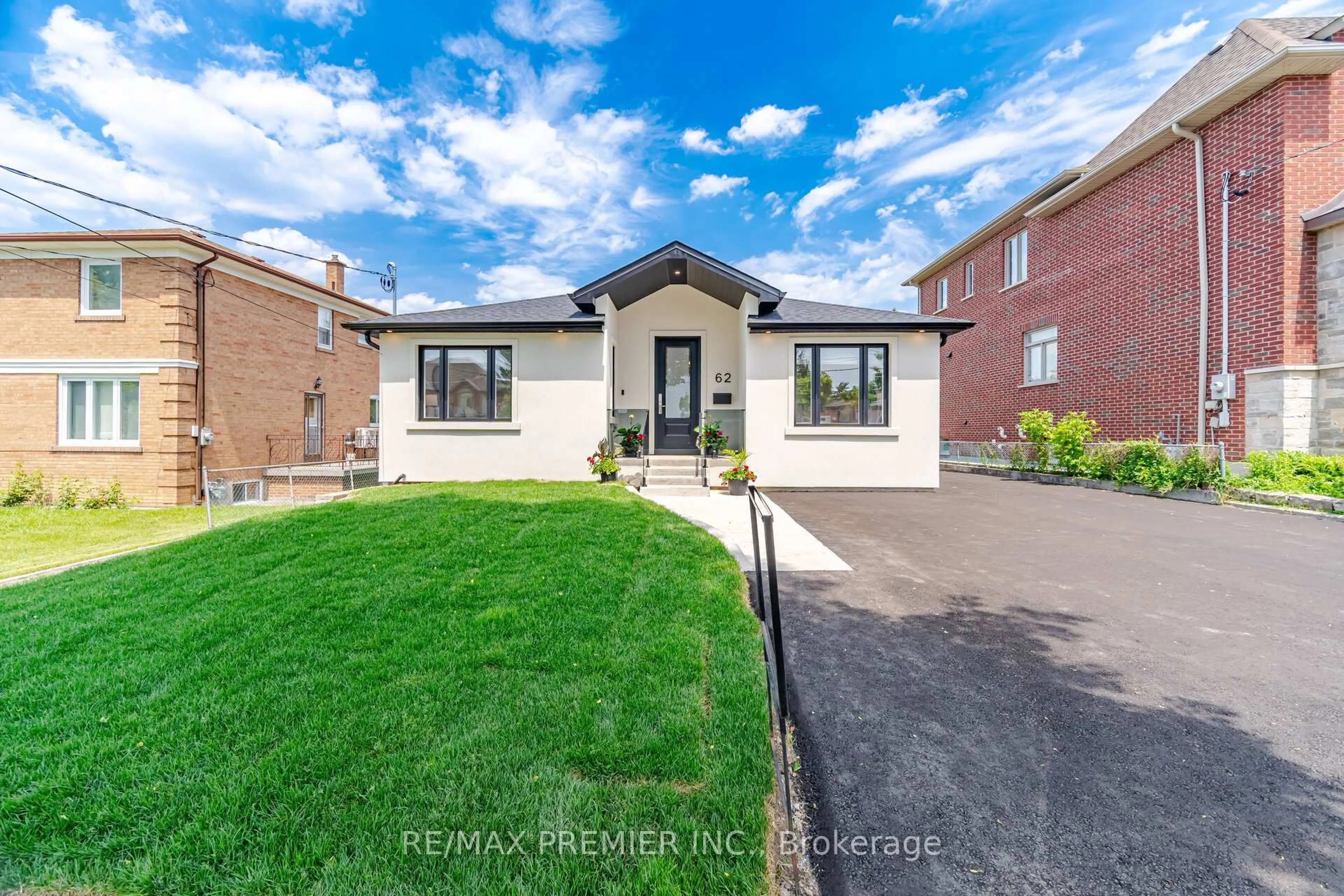 Home with brick exterior material, street for 62 Flamborough Dr, Toronto Ontario M6M 2R6