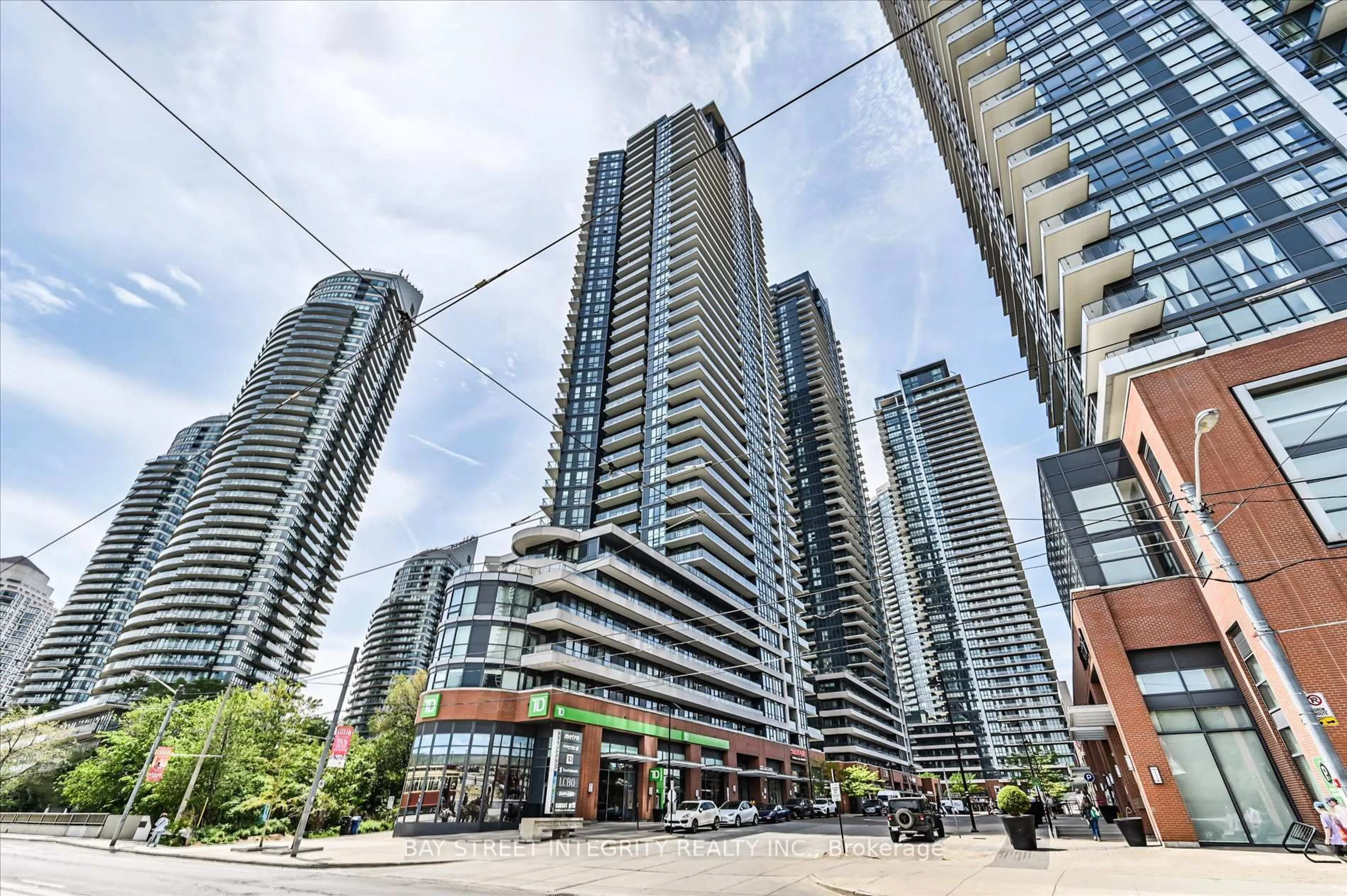 Patio, city buildings view from balcony for 2212 Lake Shore Blvd #2001, Toronto Ontario M8V 0C2