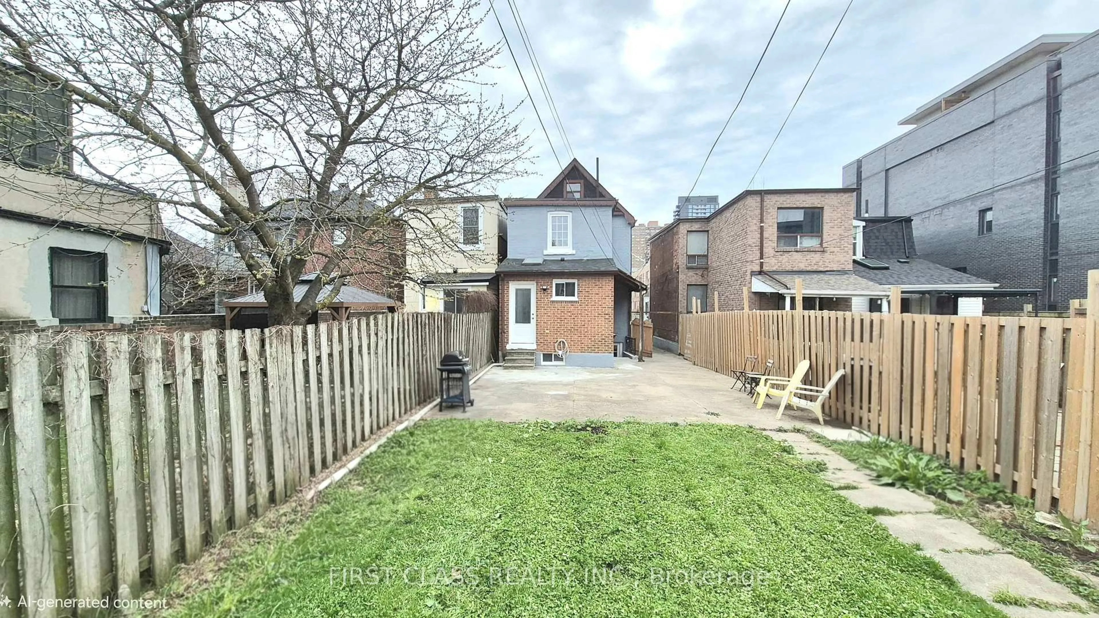 A pic from outside/outdoor area/front of a property/back of a property/a pic from drone, street for 356 Wallace Ave, Toronto Ontario M6P 3P2