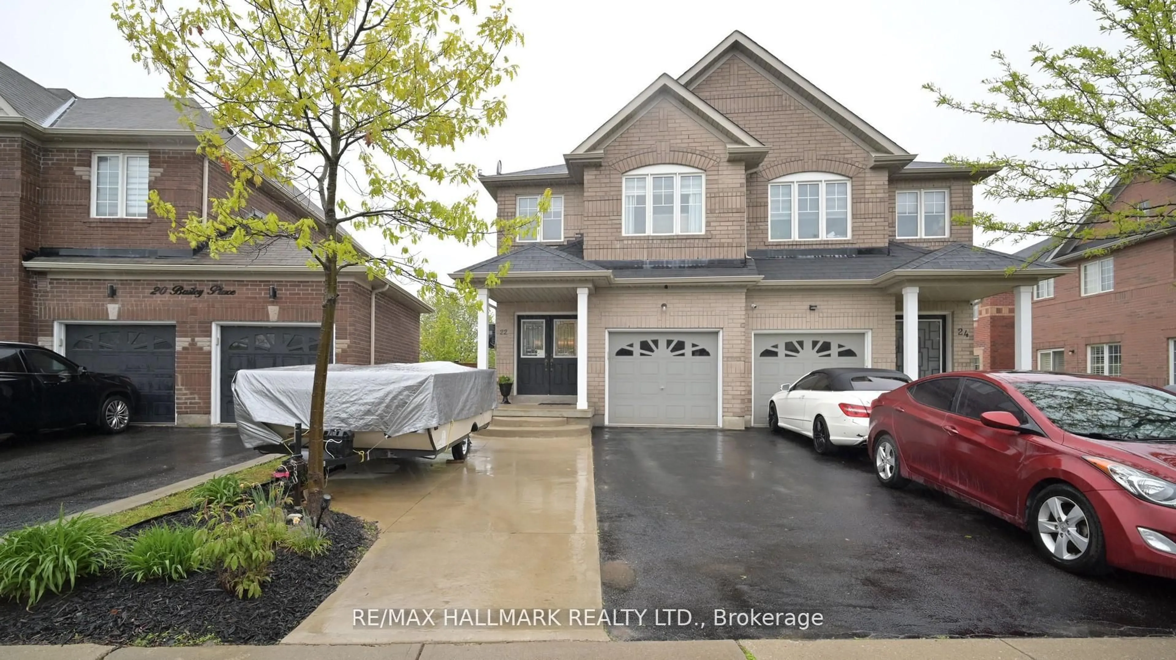 Home with brick exterior material, street for 22 Bailey Pl, Brampton Ontario L6Z 0C8