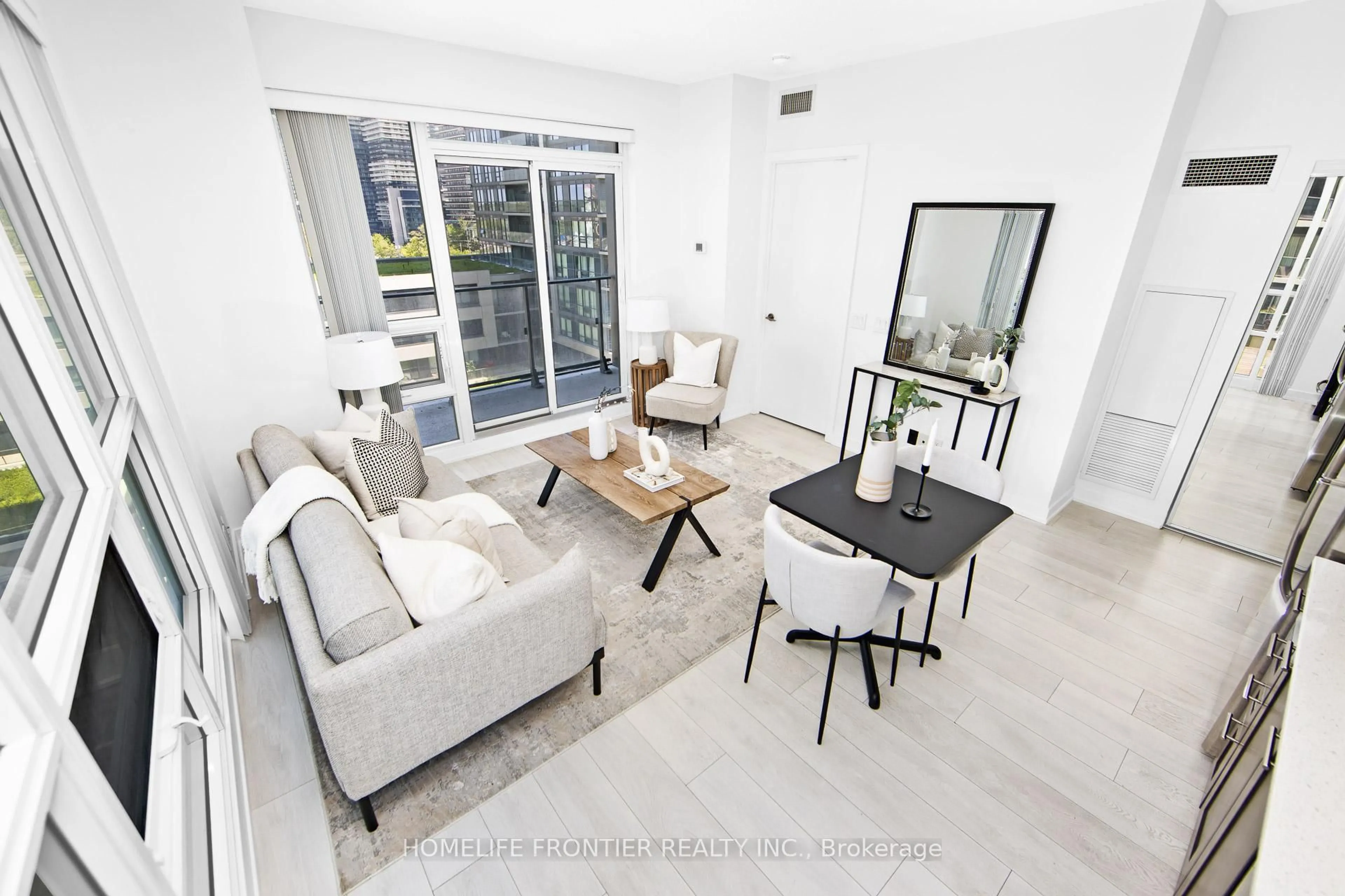 Living room with furniture, unknown for 2212 Lakeshore Blvd #1108, Toronto Ontario M8V 0C2