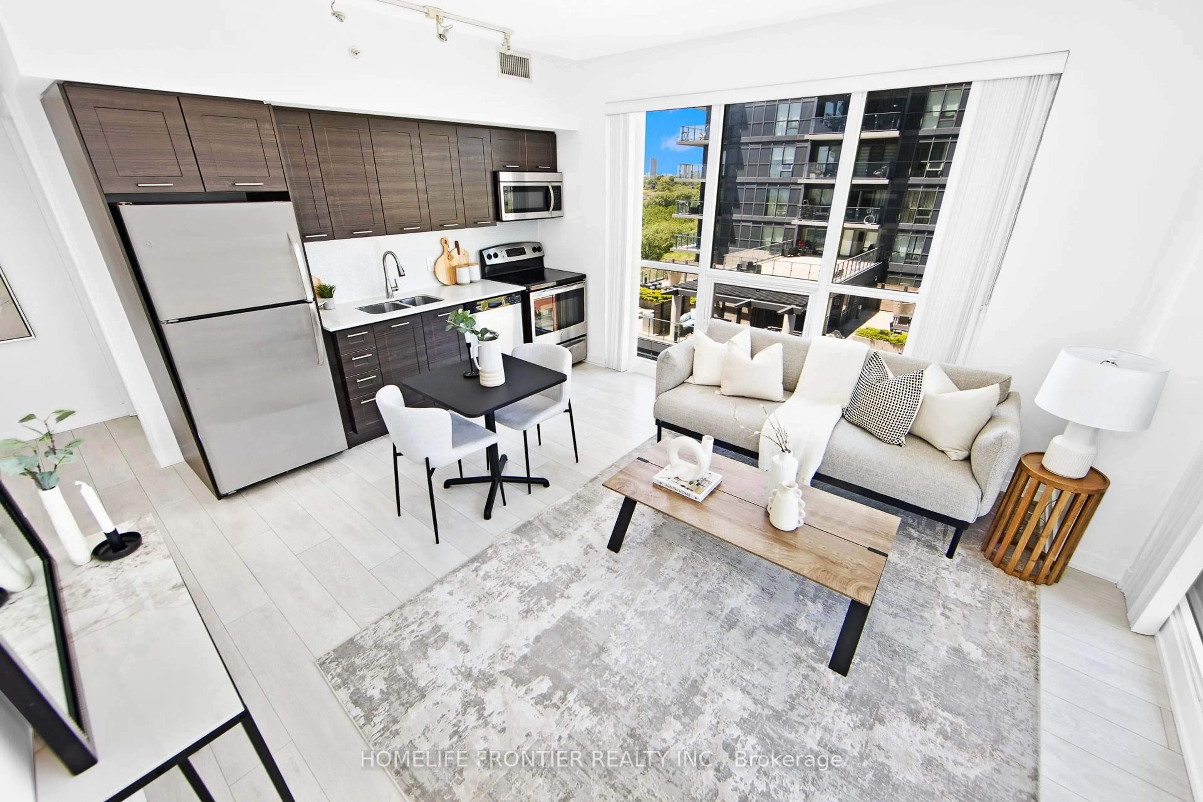 Open concept kitchen, unknown for 2212 Lakeshore Blvd #1108, Toronto Ontario M8V 0C2