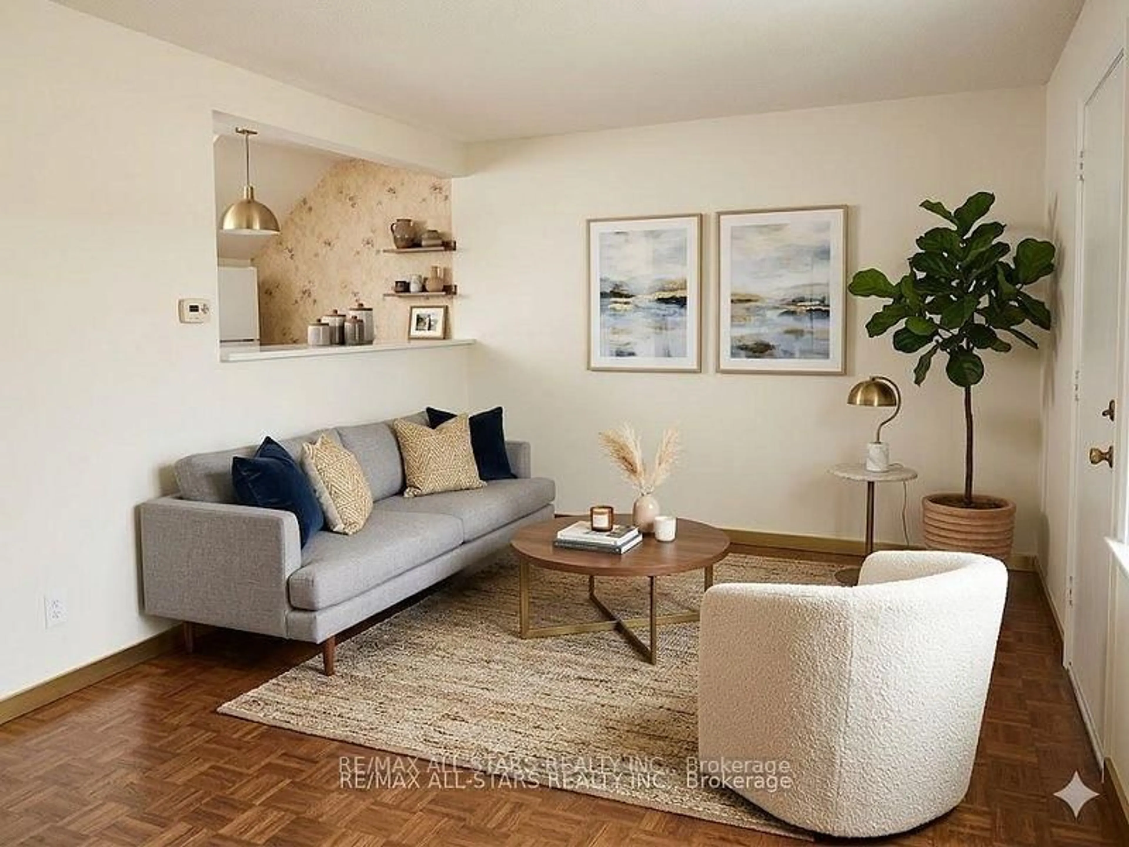 Living room with furniture, unknown for 61 Eden Park Dr, Brampton Ontario L6T 3A5