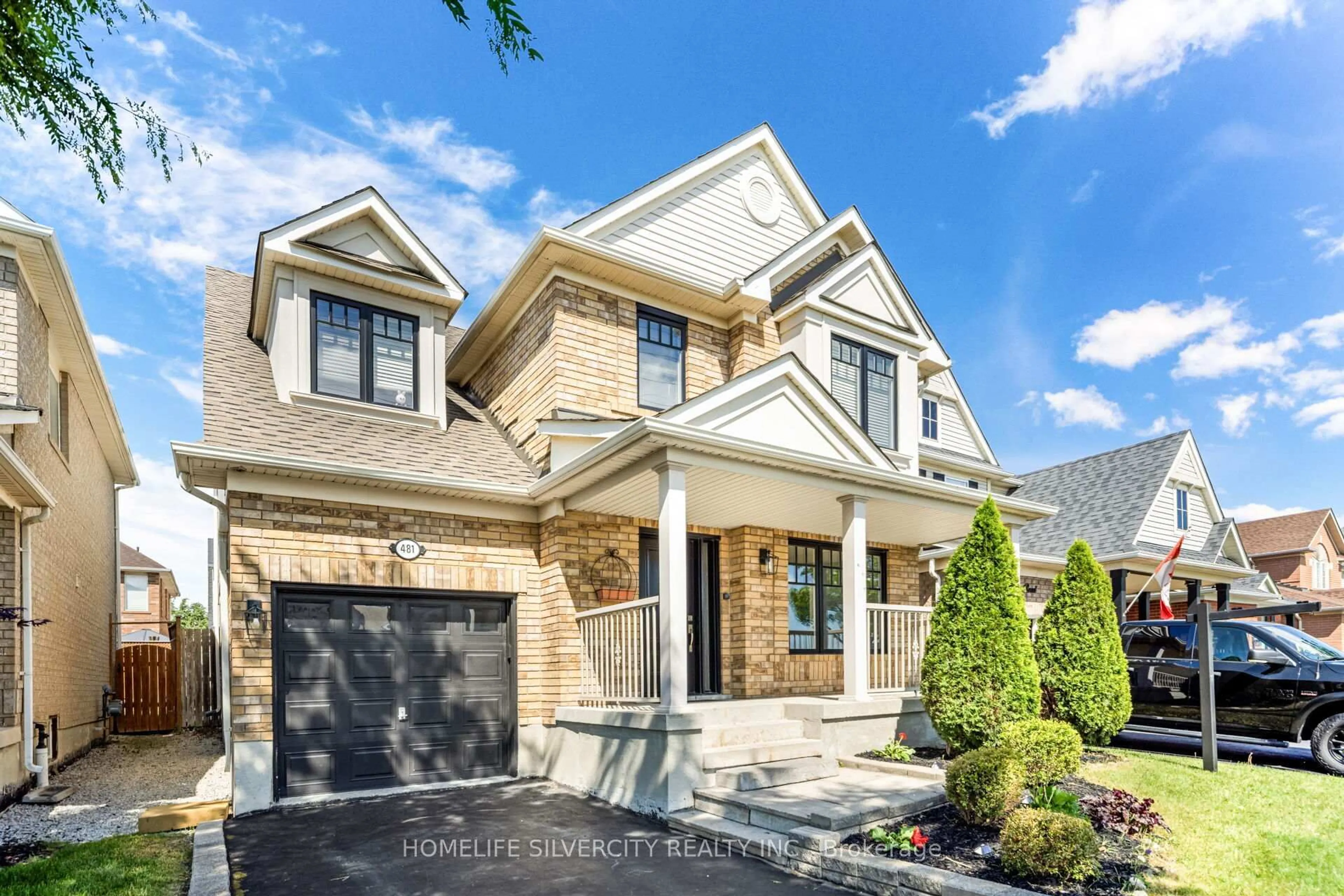 Home with brick exterior material, street for 481 Cedar Hedge Rd, Milton Ontario L9T 5K2