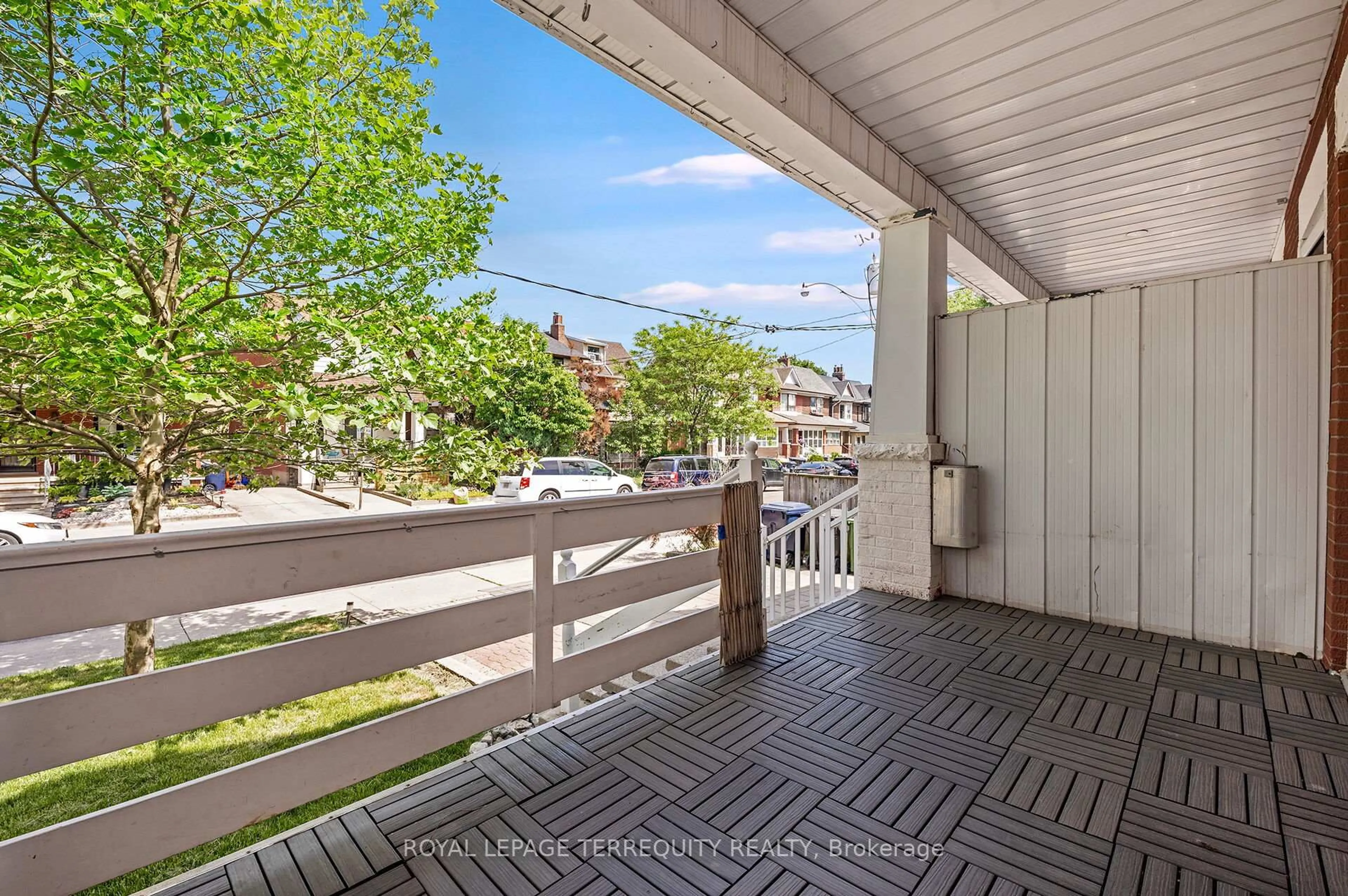 Balcony in the apartment, unknown for 54 St Clair Gdns, Toronto Ontario M6E 3V4