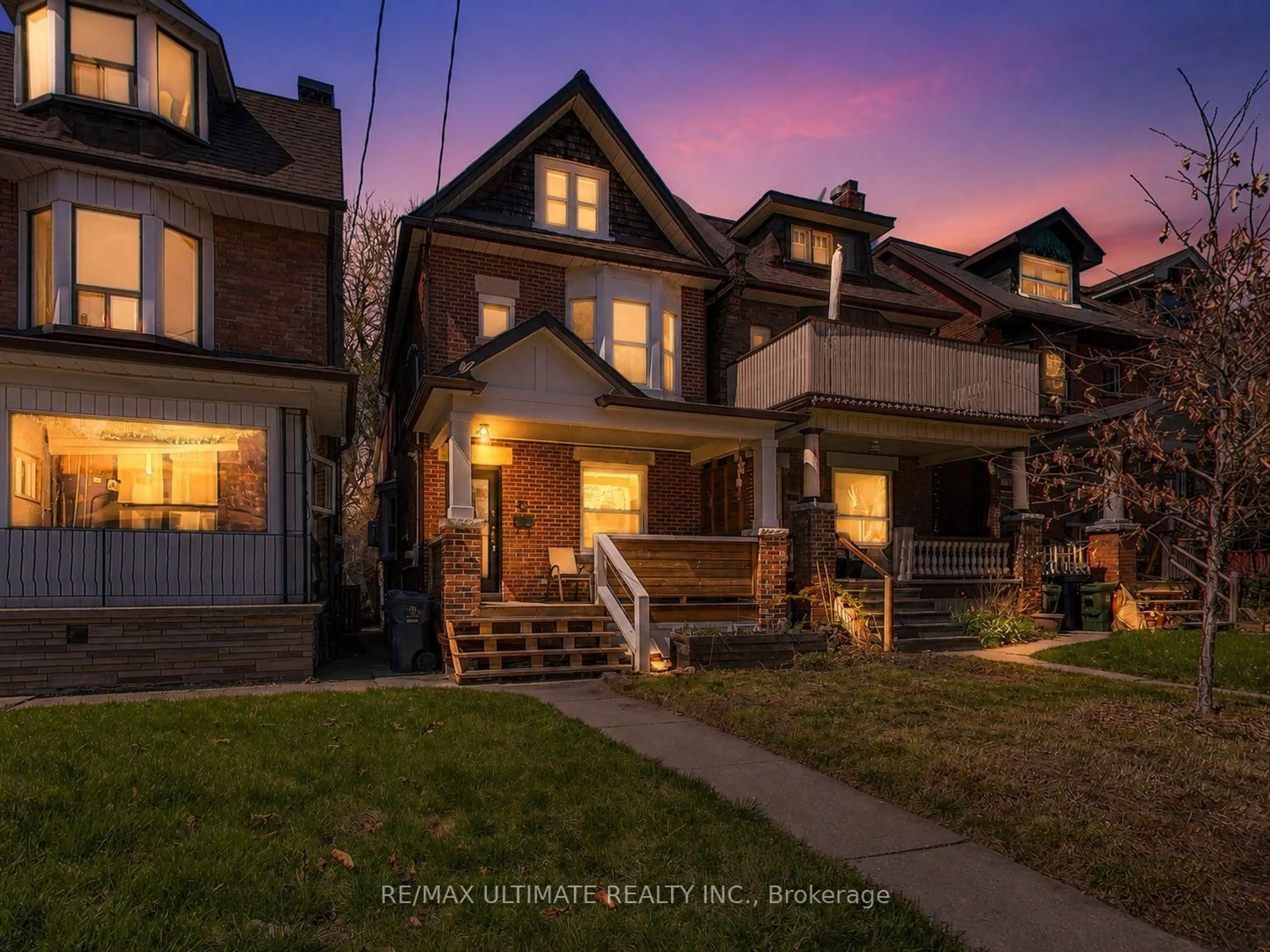 Home with brick exterior material, street for 24 Pauline Ave, Toronto Ontario M6H 3M8