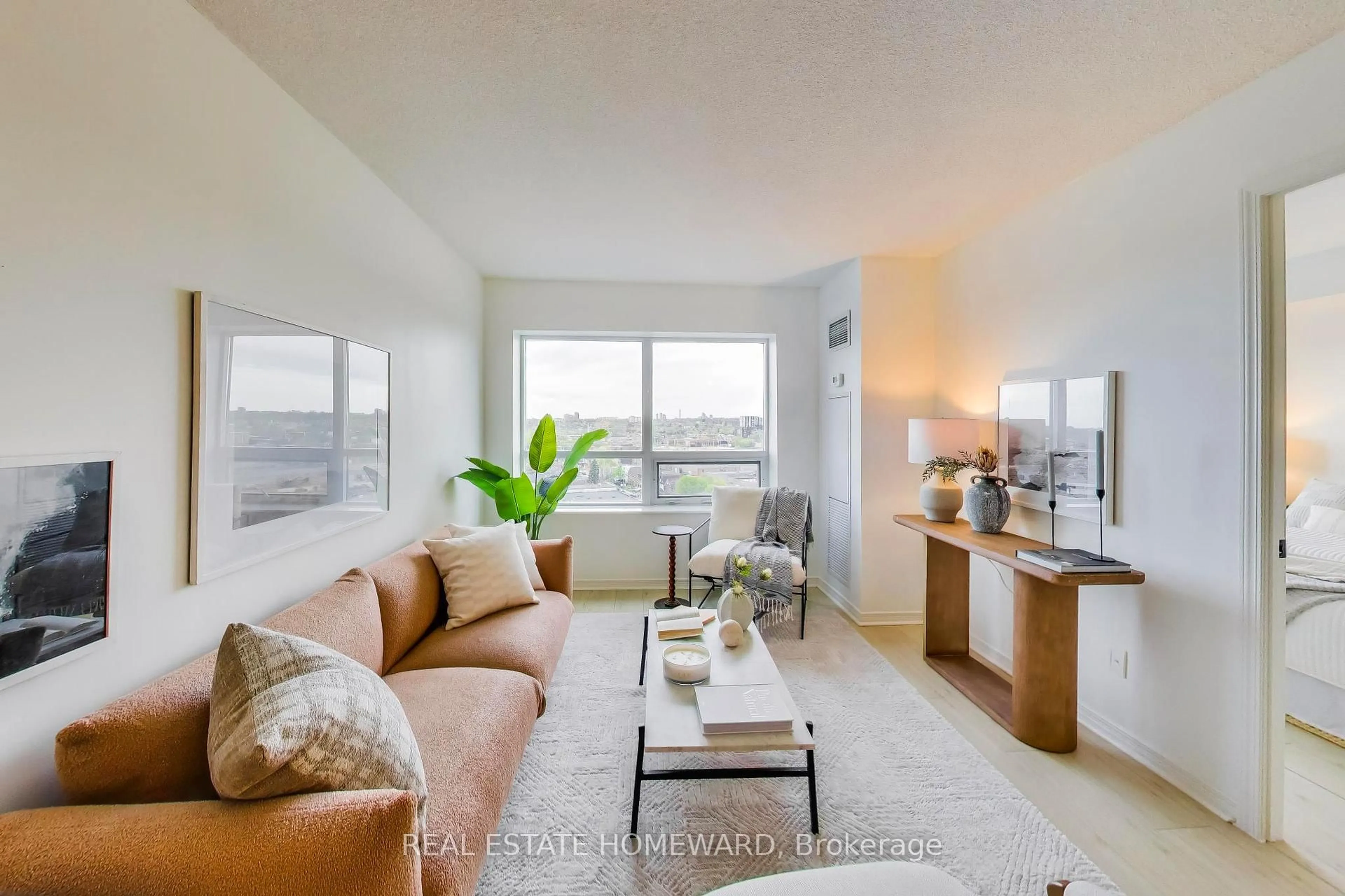 Living room with furniture, unknown for 60 Heintzman St #1315, Toronto Ontario M6P 5A1