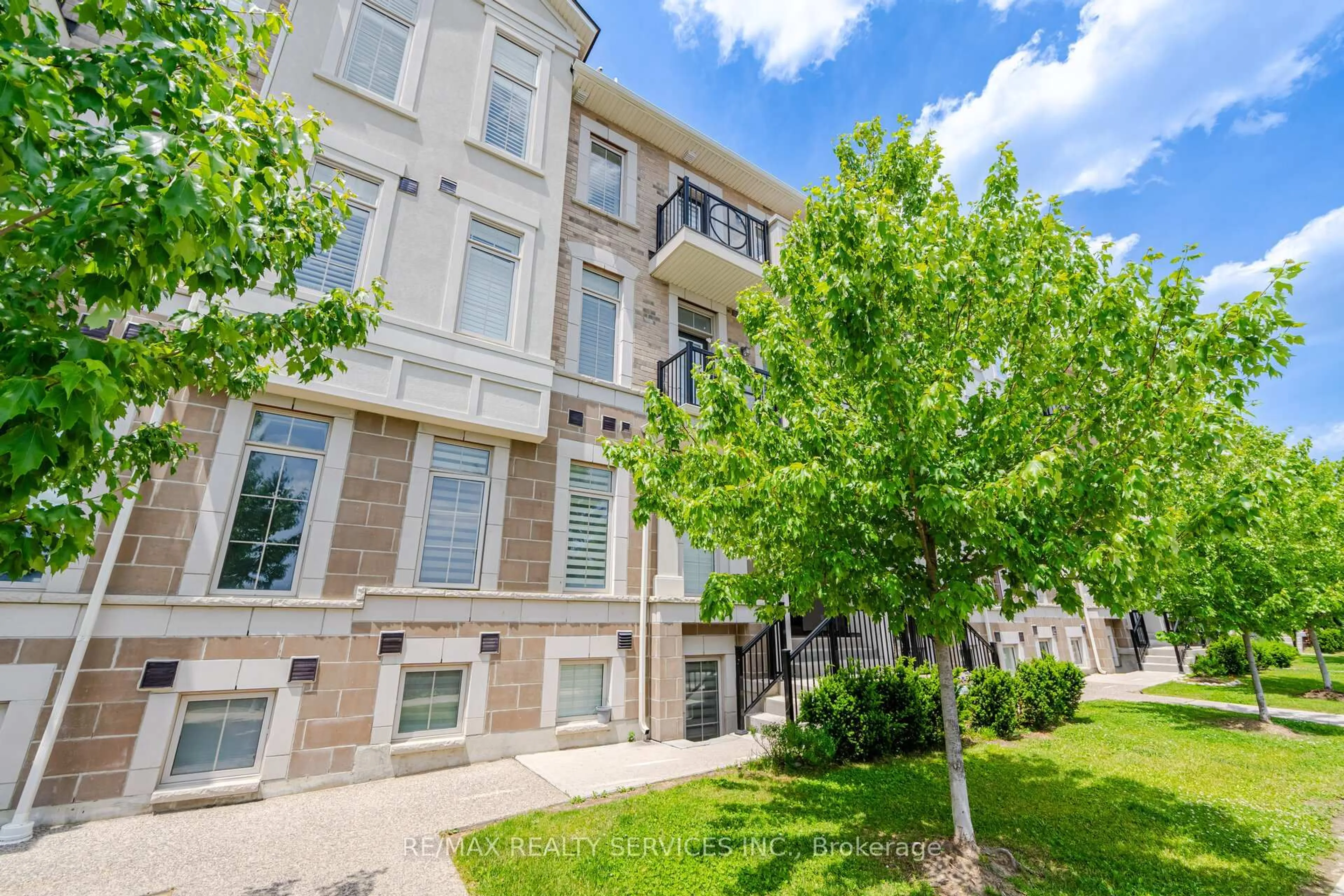 A pic from outside/outdoor area/front of a property/back of a property/a pic from drone, street for 65 Armdale Rd #48, Mississauga Ontario L4Z 0C7