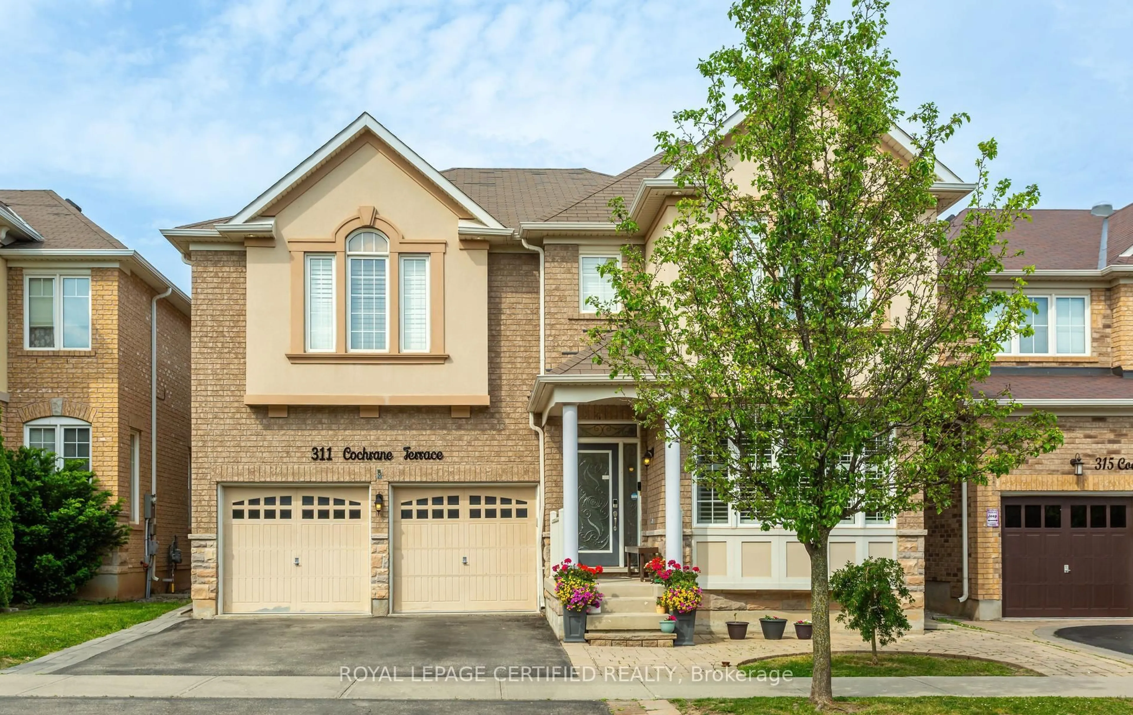 Home with brick exterior material, street for 311 Cochrane Terr, Milton Ontario L9T 8C8