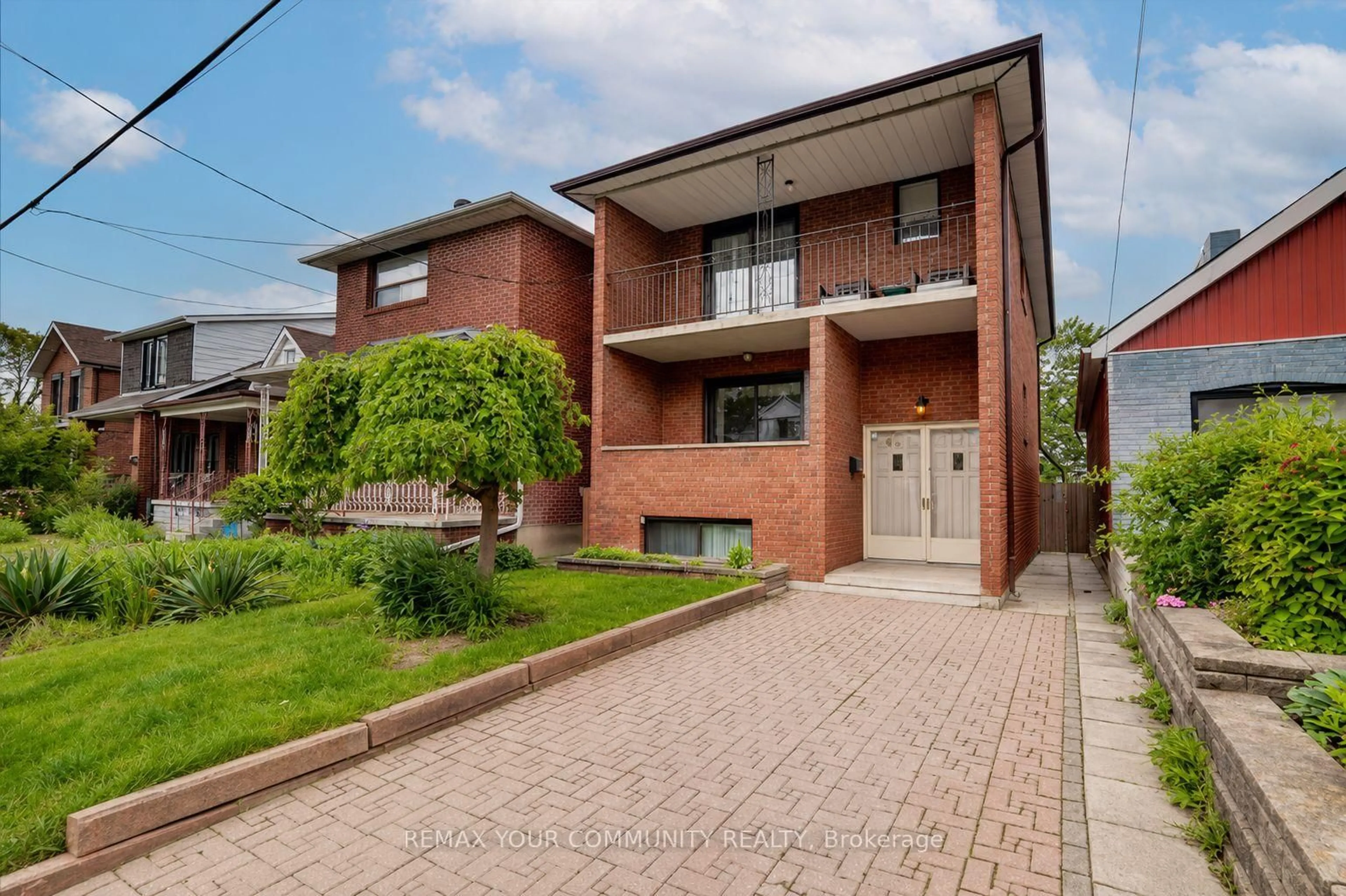 Home with brick exterior material, street for 60 Regent St, Toronto Ontario M6N 3N9