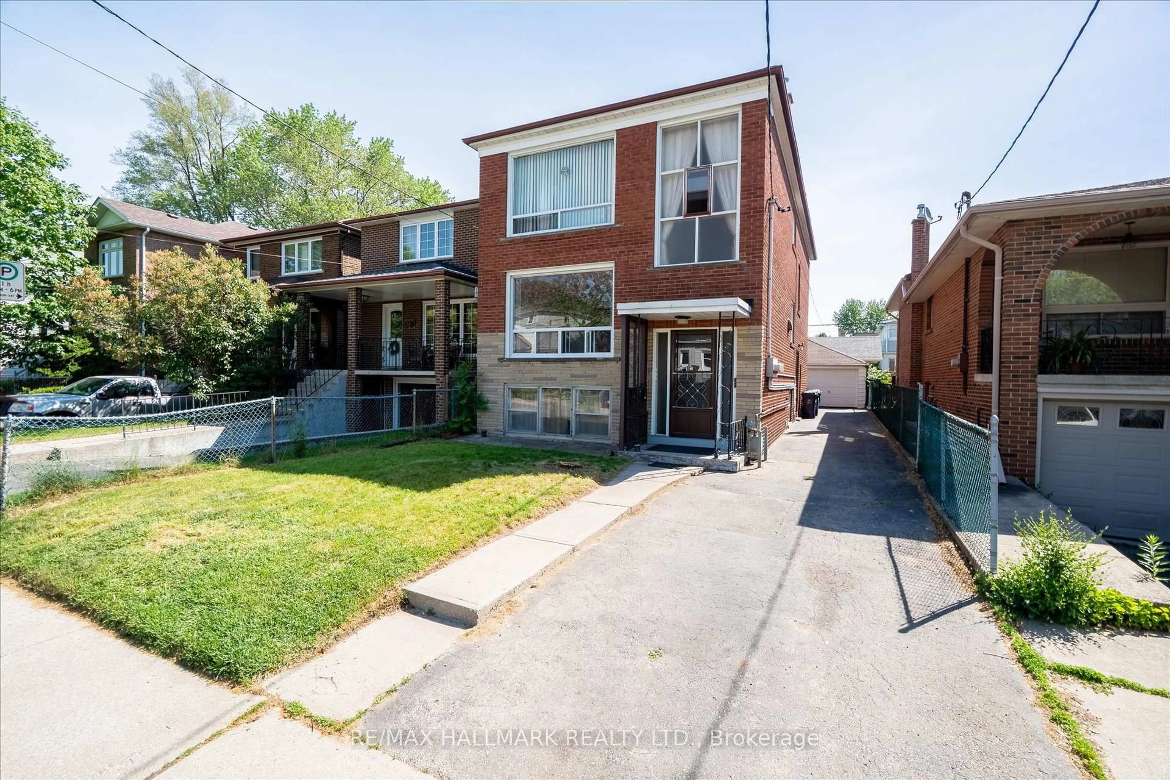 Home with brick exterior material, street for 11 Priscilla Ave, Toronto Ontario M6S 3W1