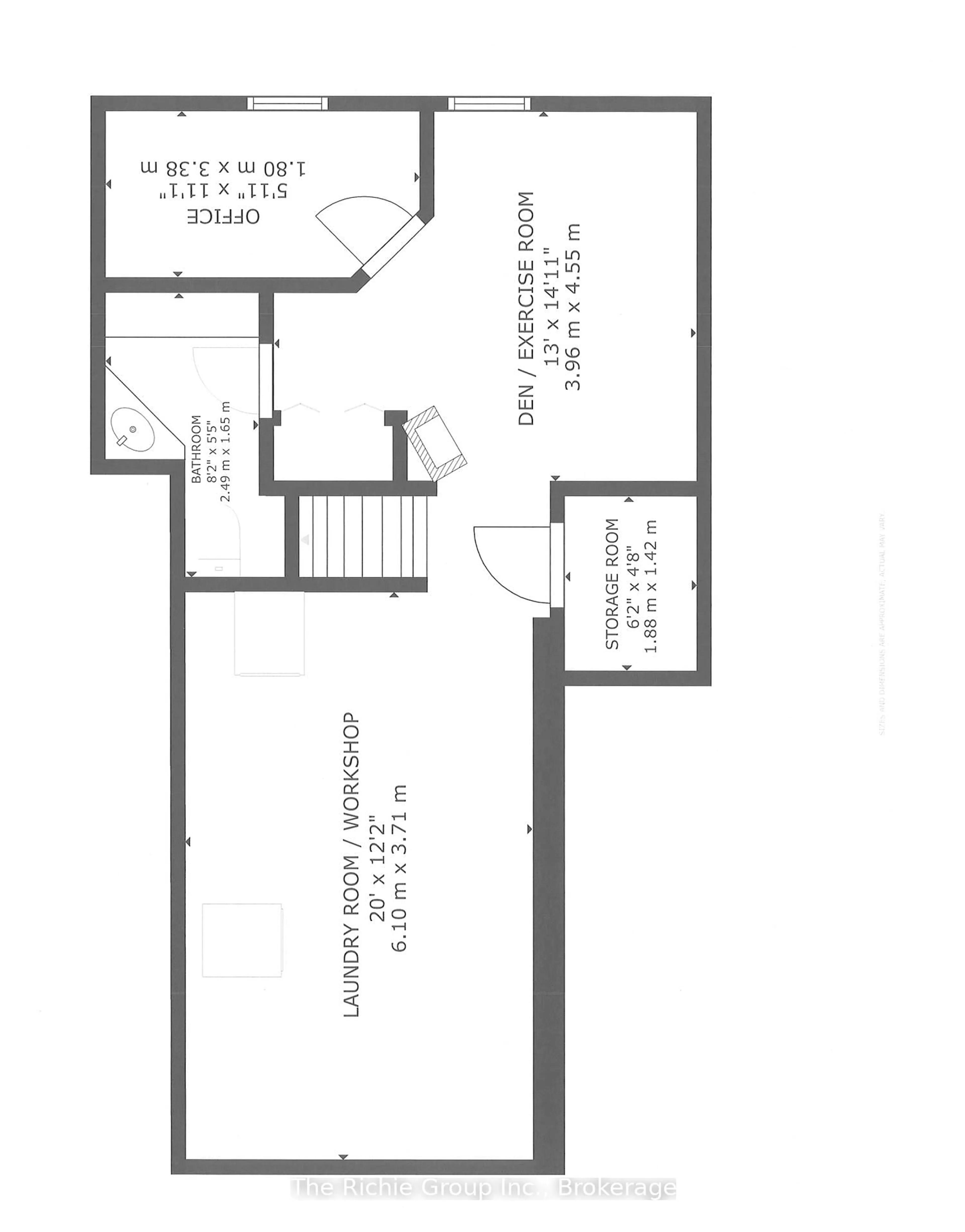 Floor plan for 108 Hemlock St, Caledon Ontario L7E 3H1