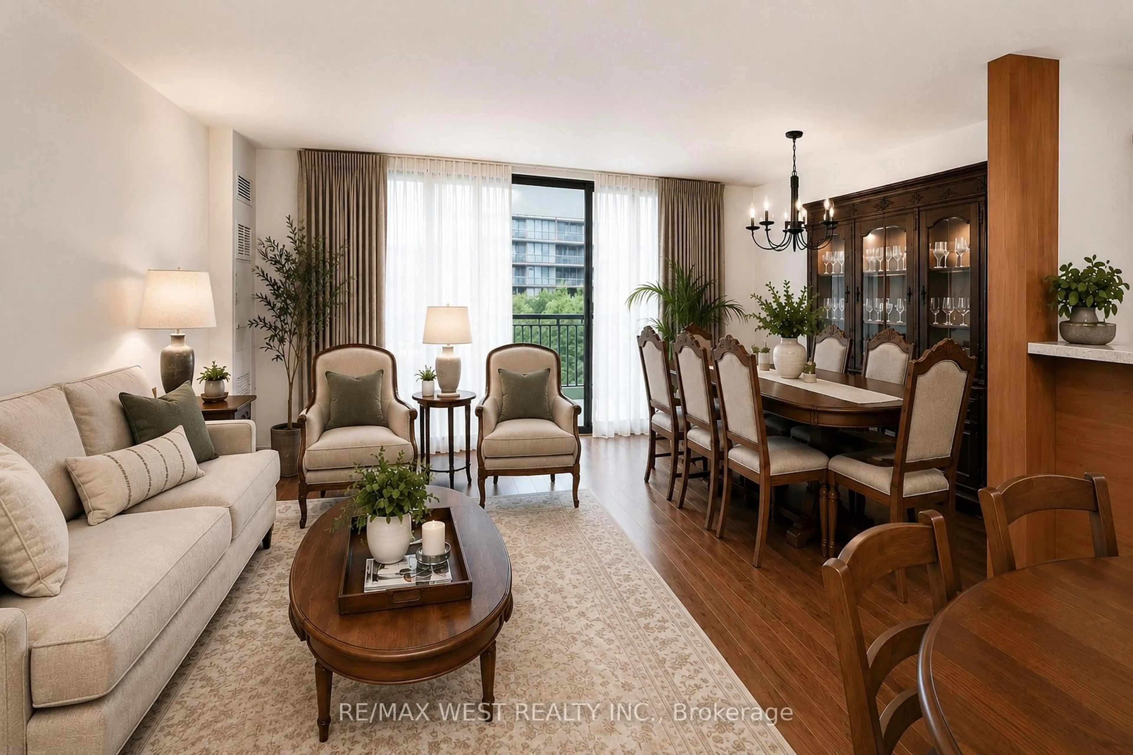 Living room with furniture, unknown for 100 Quebec Ave #1509, Toronto Ontario M6P 4B8