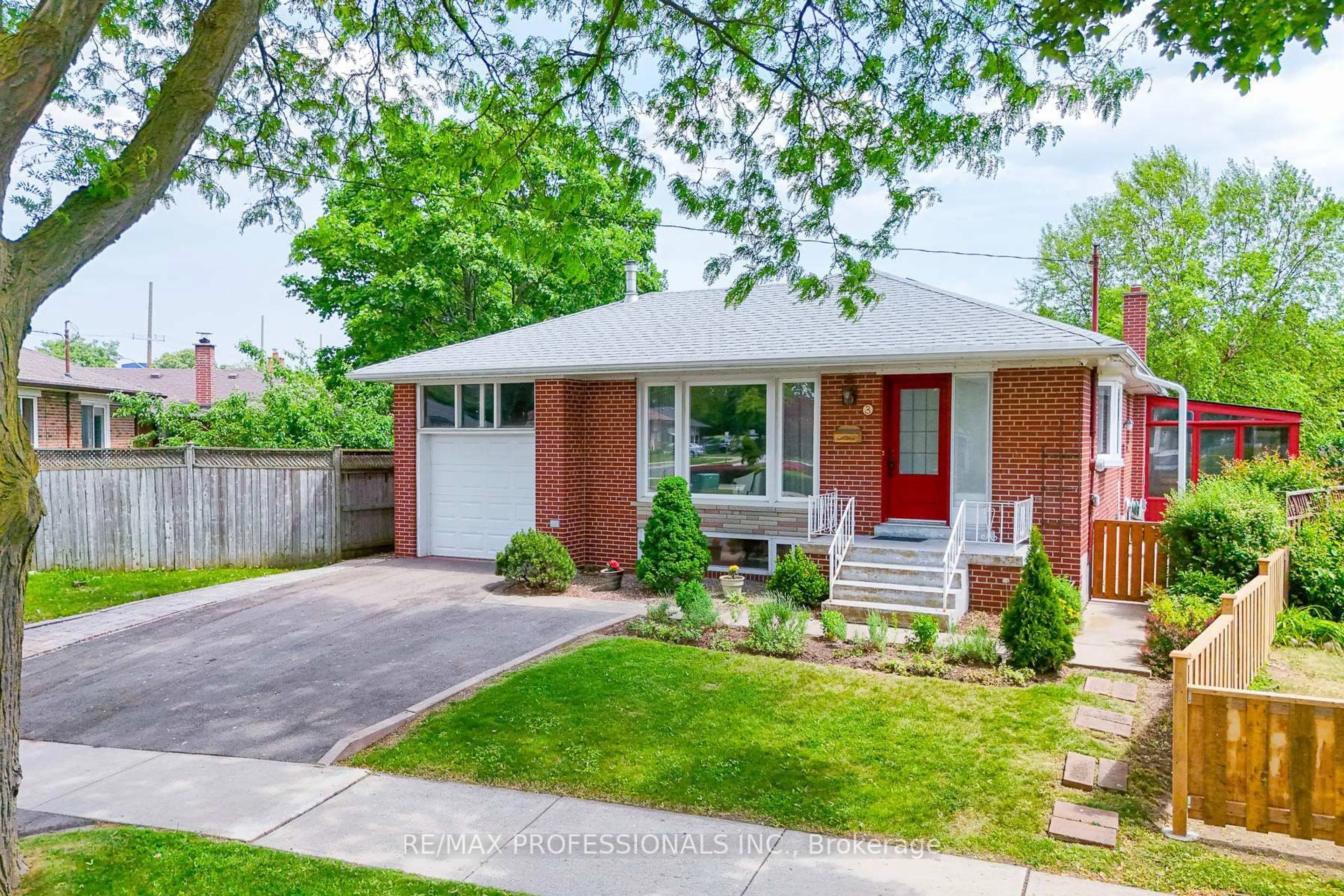 Home with brick exterior material, street for 3 Embers Dr, Toronto Ontario M9C 3E4